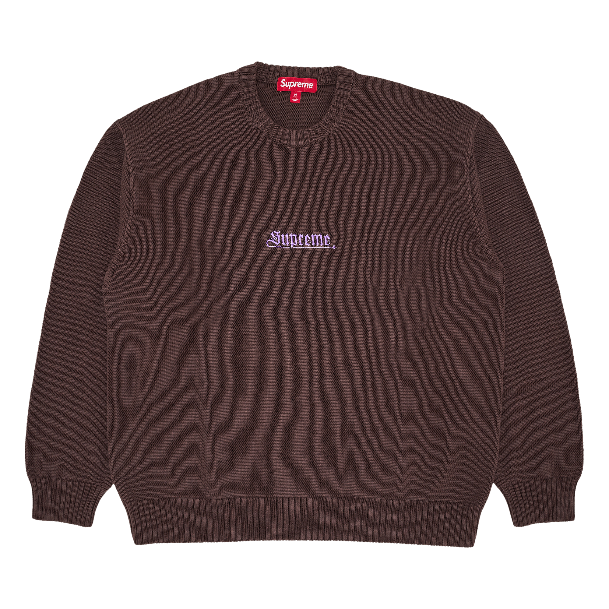 Supreme Old English Sweater 'Brown'