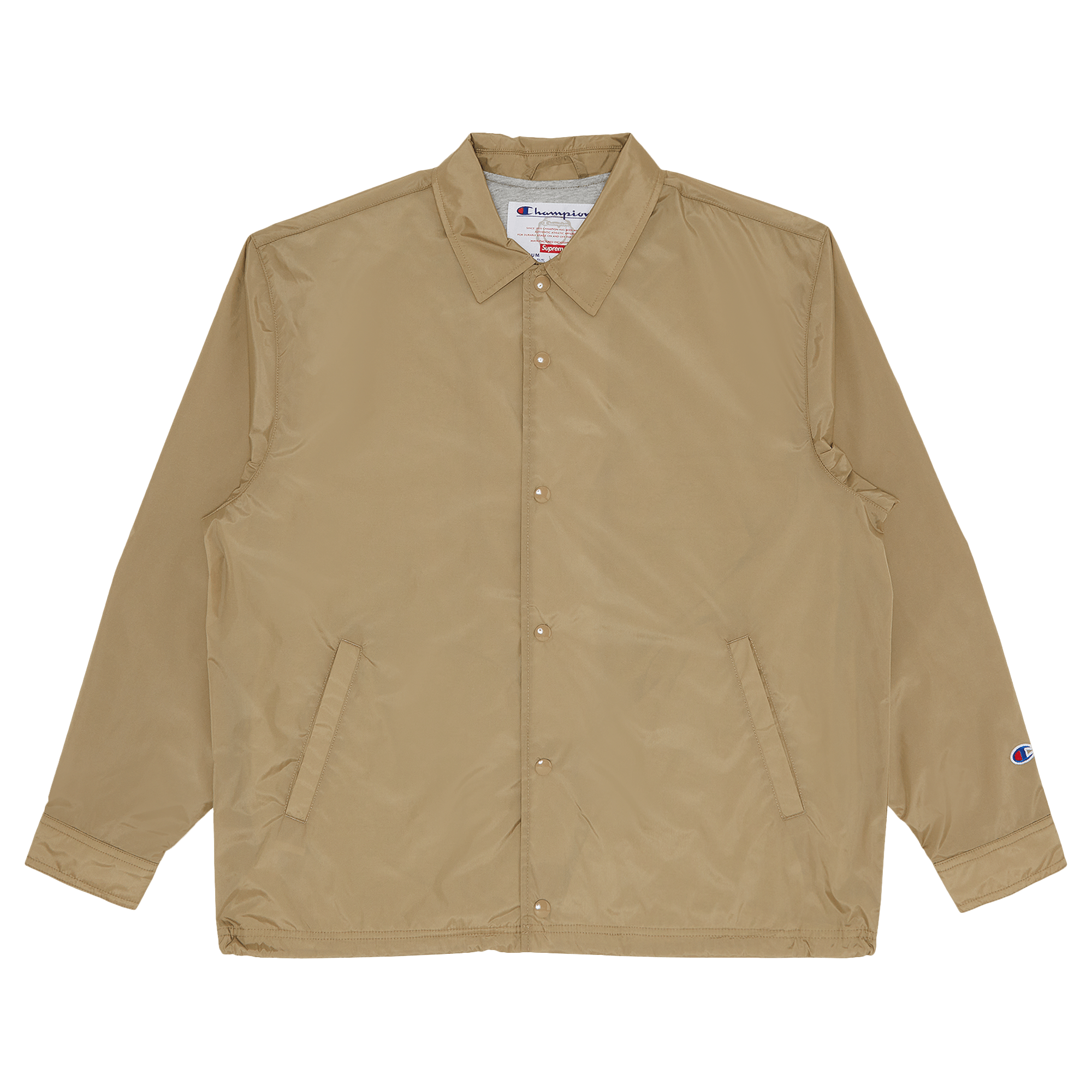 Supreme x Champion Coaches Jacket 'Tan'