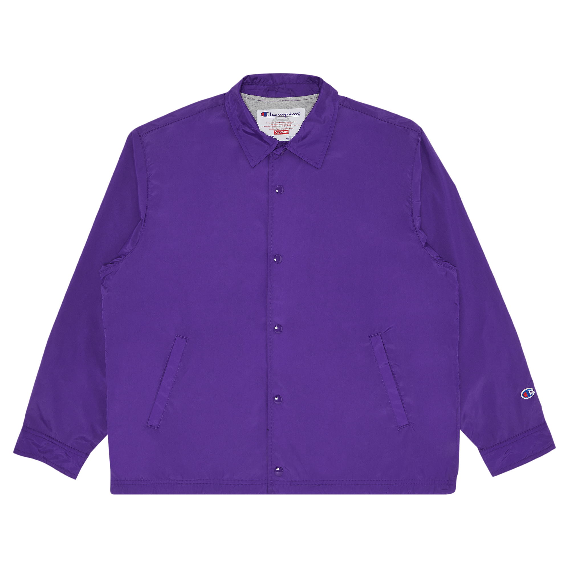 Supreme x Champion Coaches Jacket 'Purple'