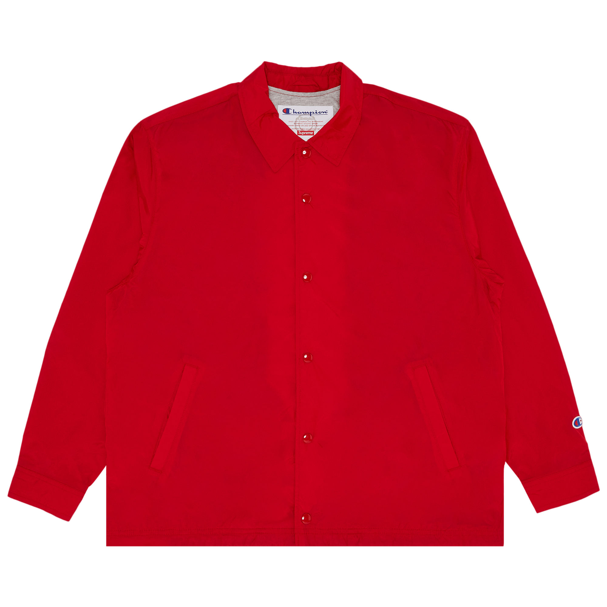 Supreme x Champion Coaches Jacket 'Red'