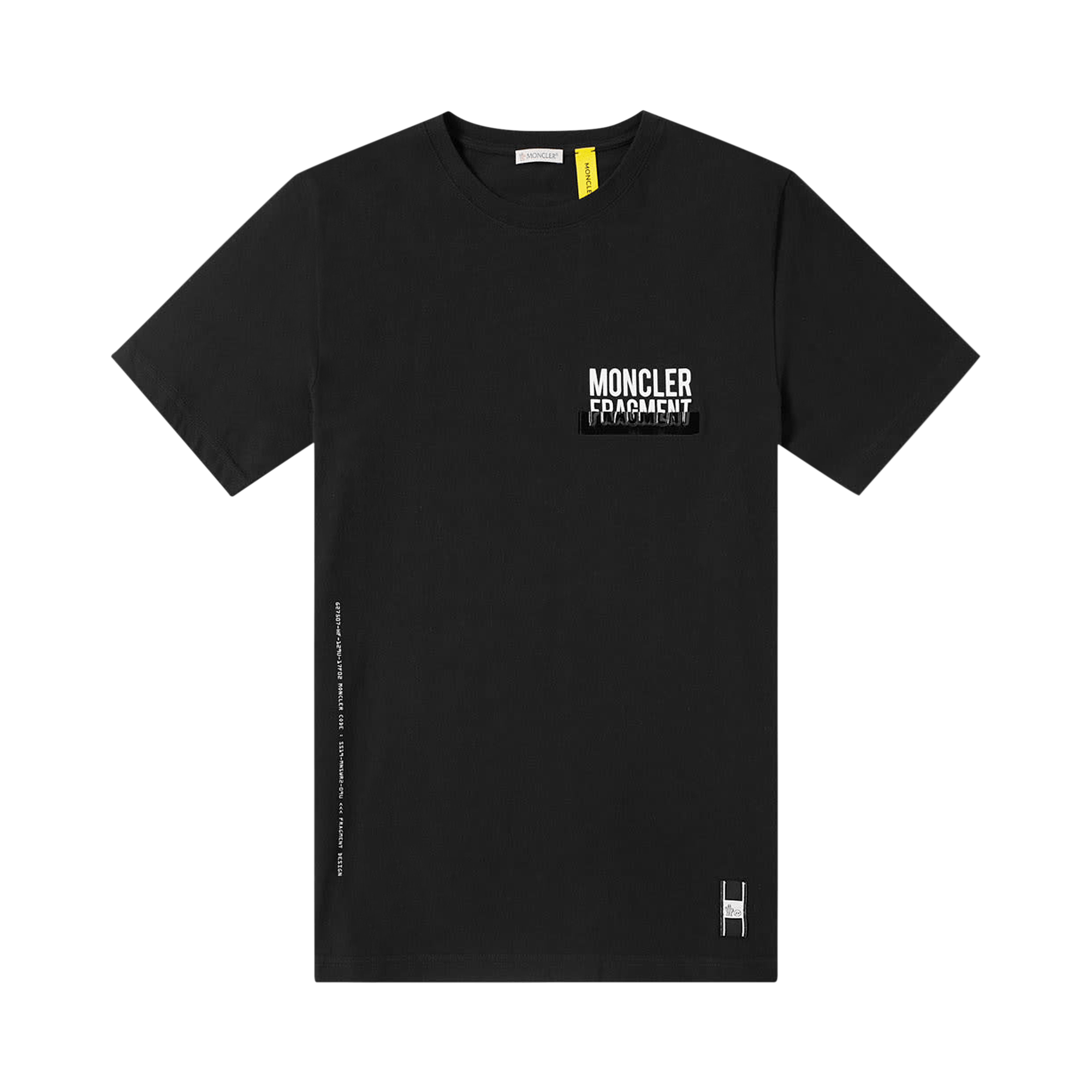 Buy Moncler Genius x Noir Kei Ninomiya Chain Seams T-Shirt 'Black