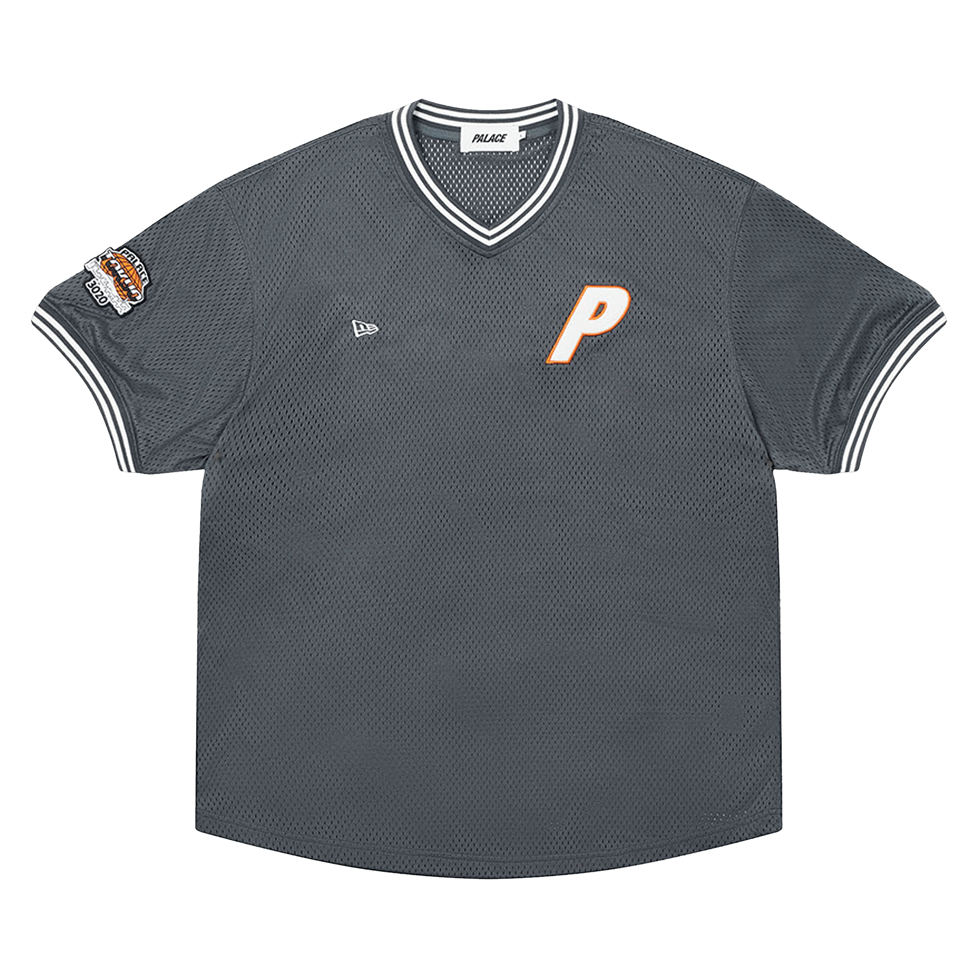 Palace x New Era Tokyo Jersey 'Gun Metal'