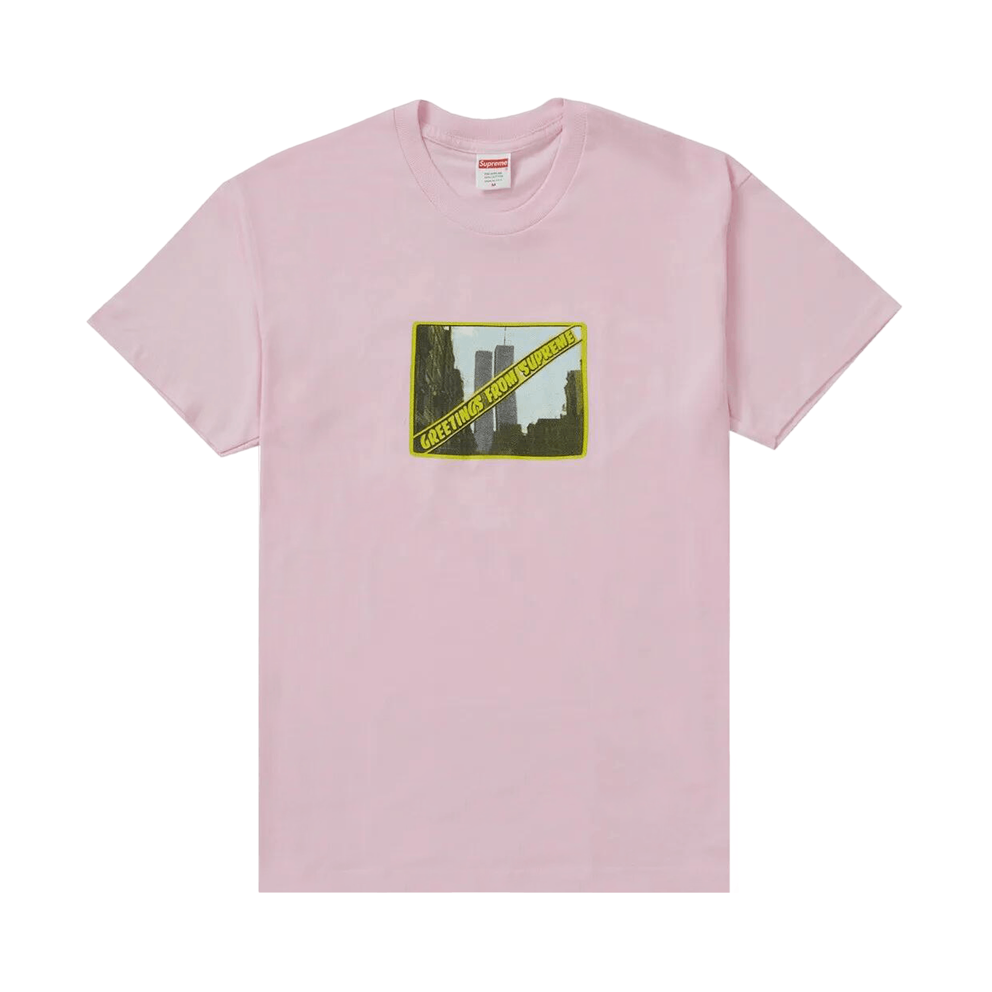 Supreme Greetings Tee 'Light Pink'