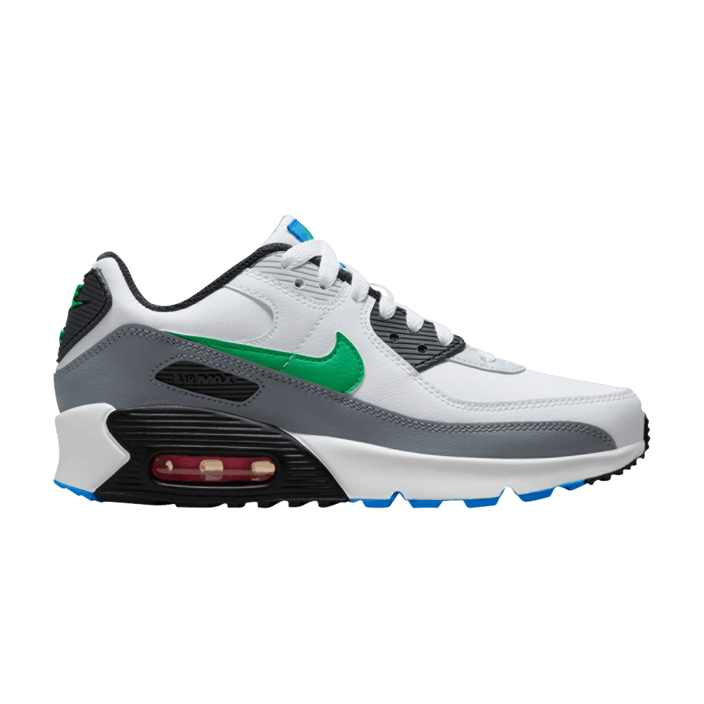 Nike Air Max 90 Leather GS 'White Stadium Green'