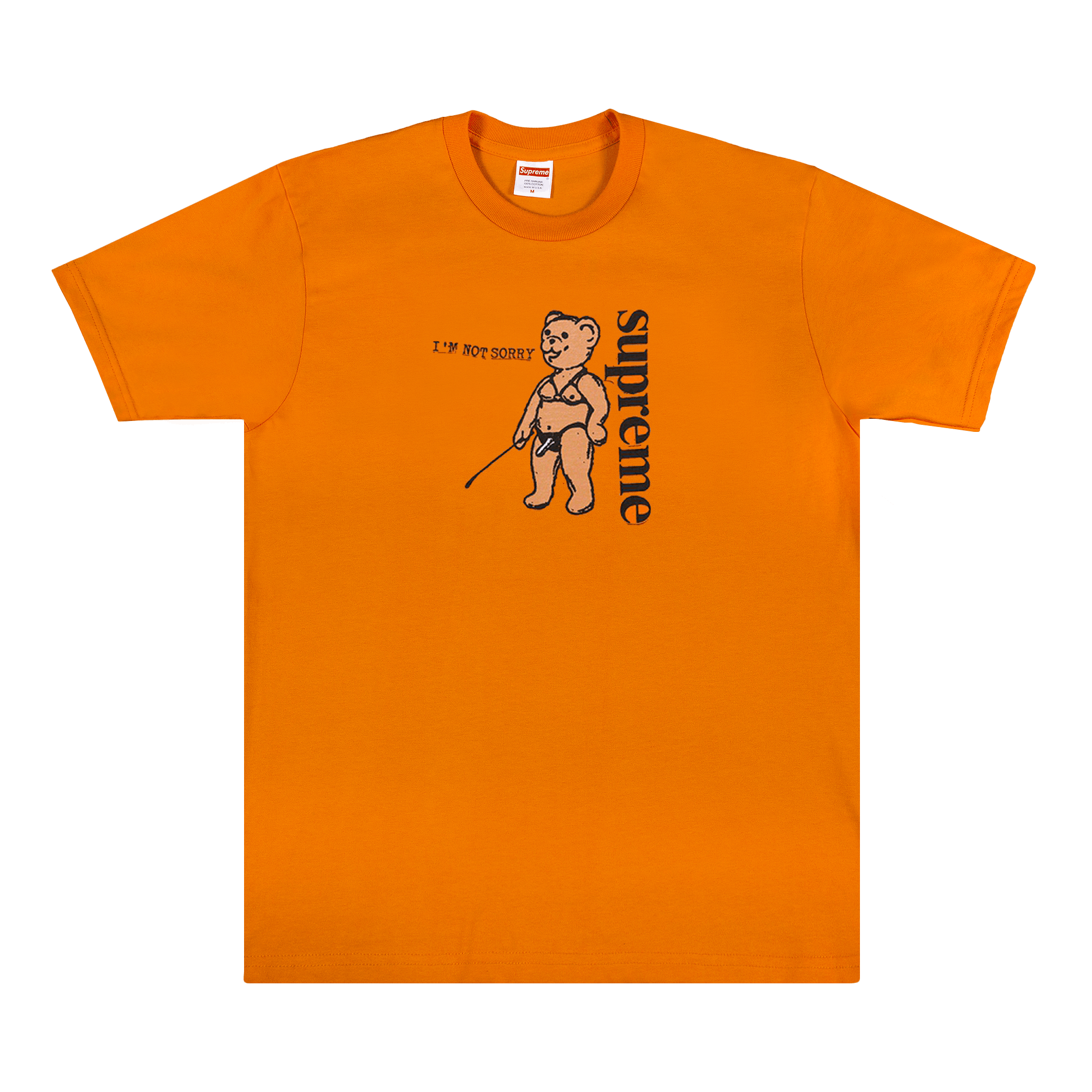 Supreme Not Sorry Tee 'Orange'