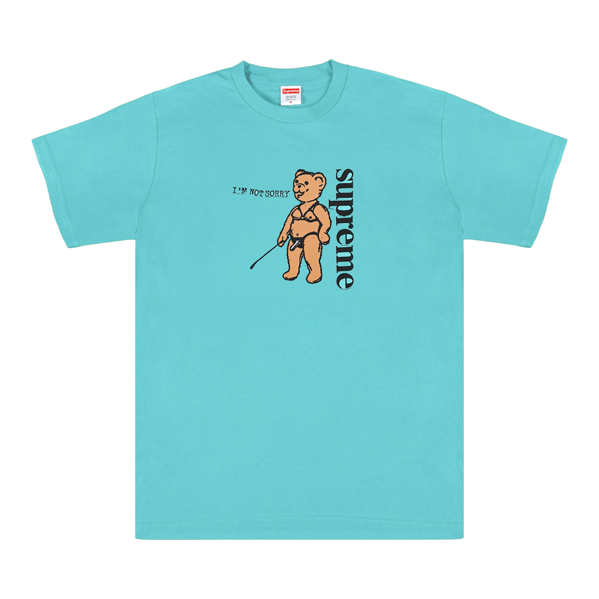 Supreme Not Sorry Tee 'Light Teal'