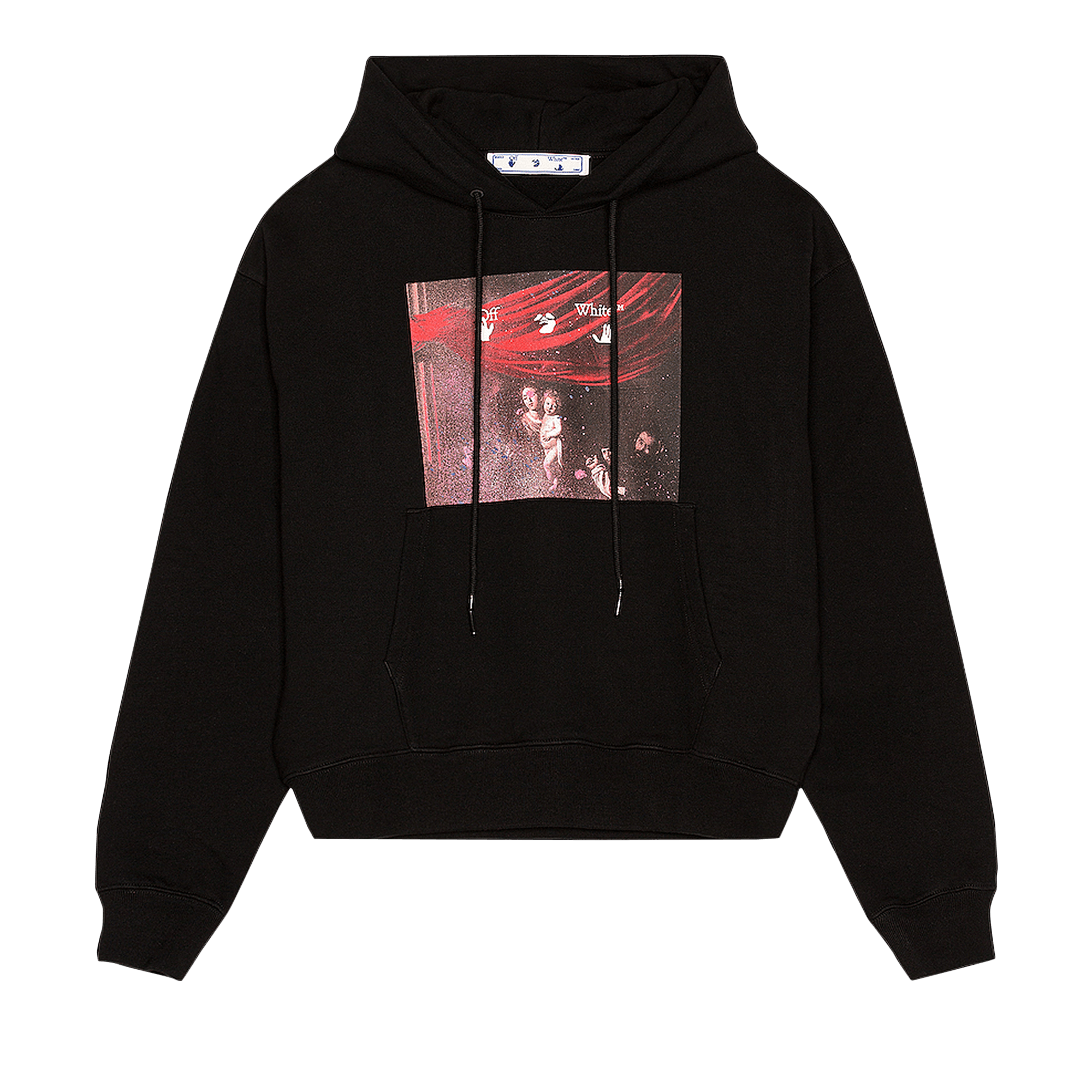 Off-White Sprayed Caravaggio Over Hoodie 'Black/White'
