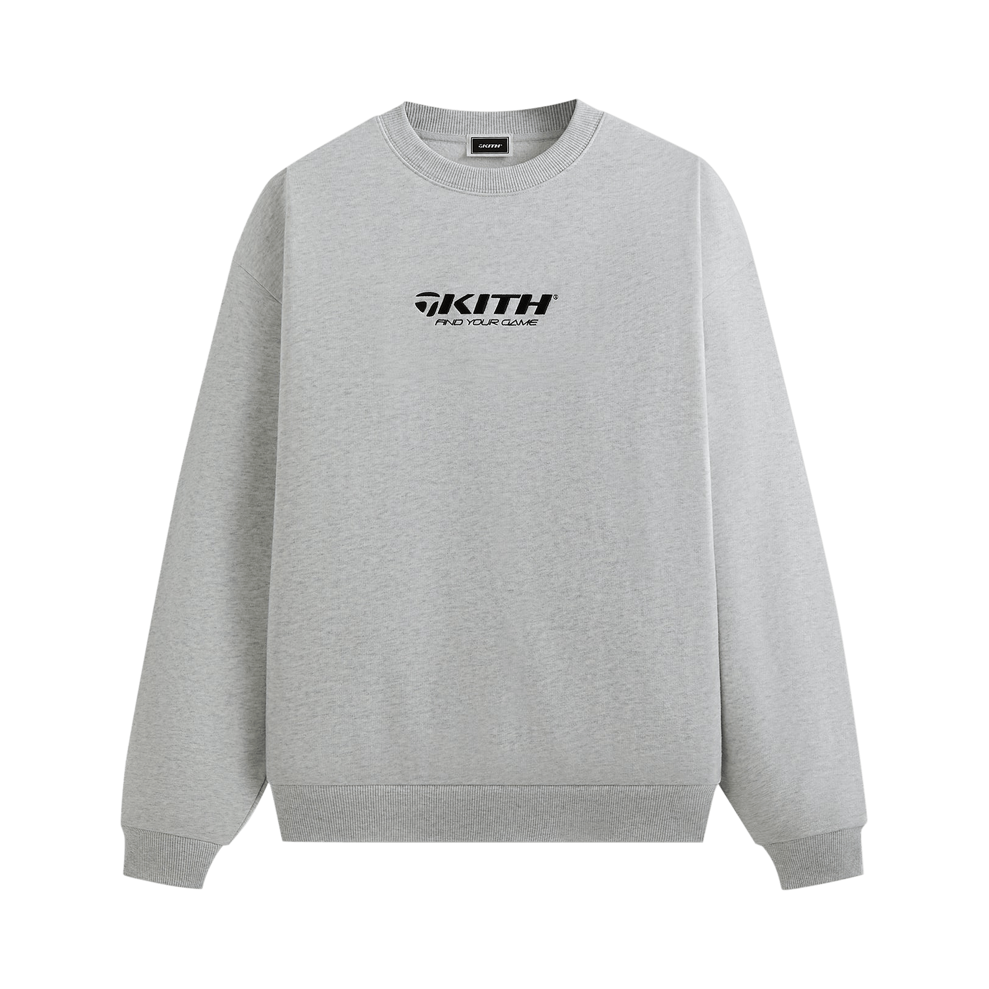 Kith For TaylorMade Find Your Game Nelson Crewneck 'Light Heather Grey'