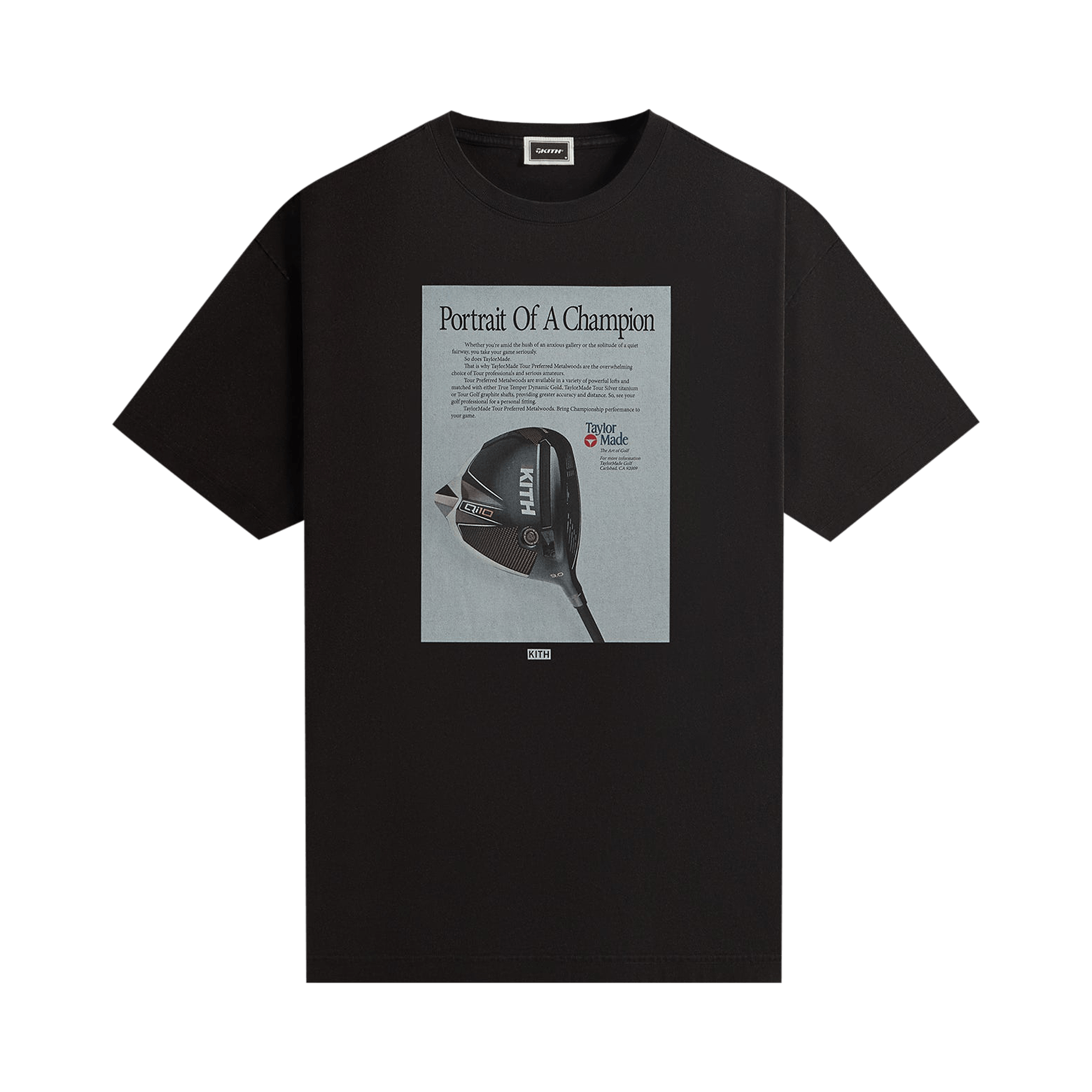 Kith For TaylorMade Champion Vintage Tee 'Black'