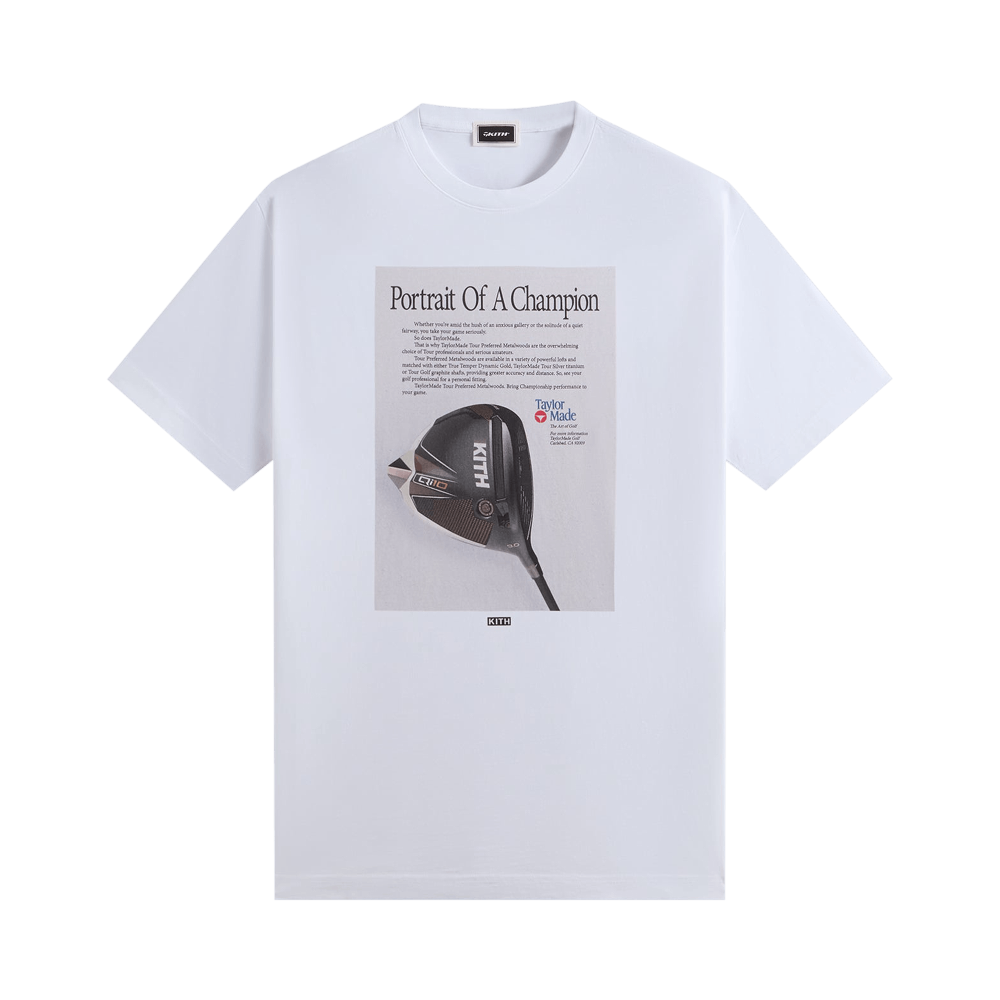 Kith For TaylorMade Champion Vintage Tee 'White'