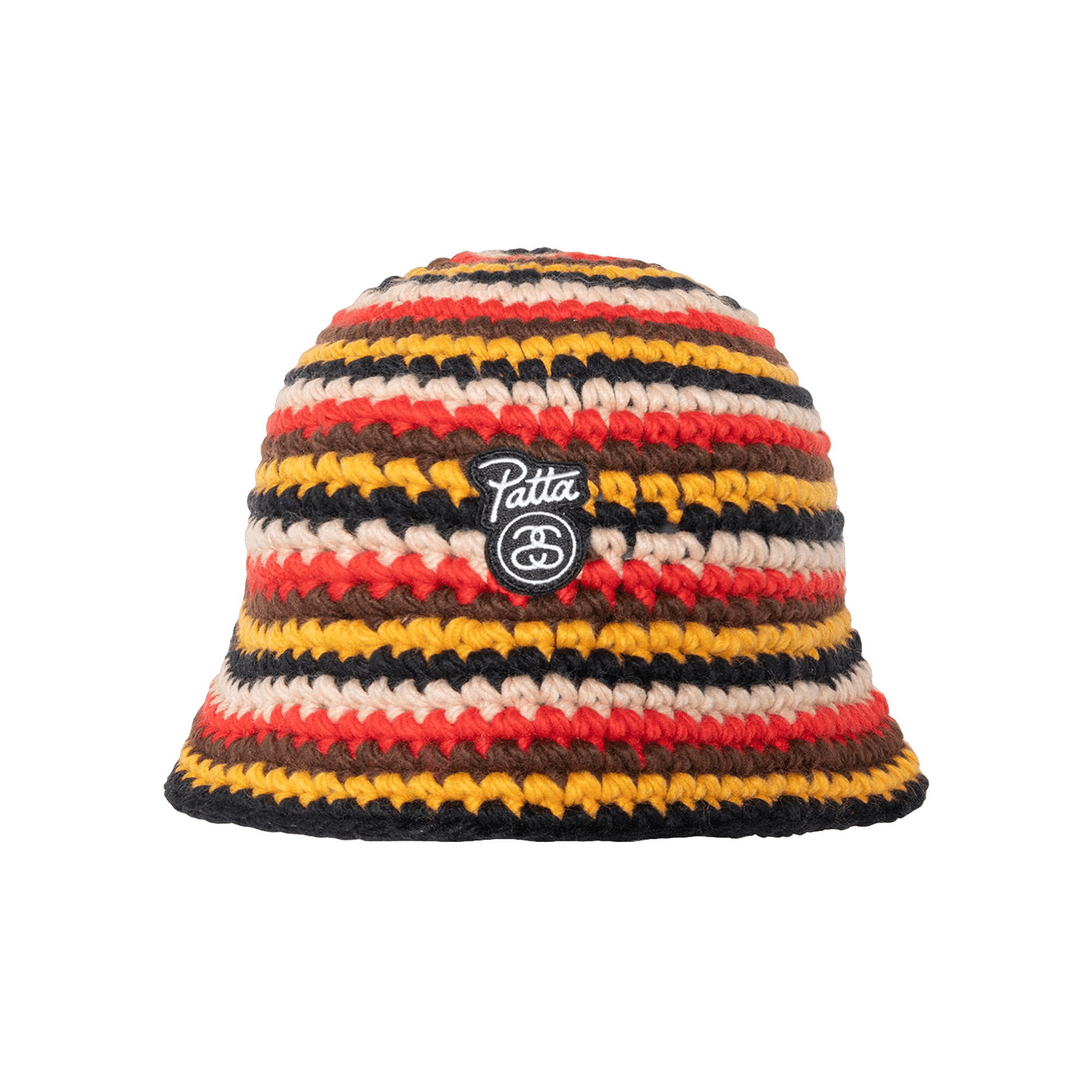 Stussy x Patta Striped Knit Bucket Hat 'Multicolor'