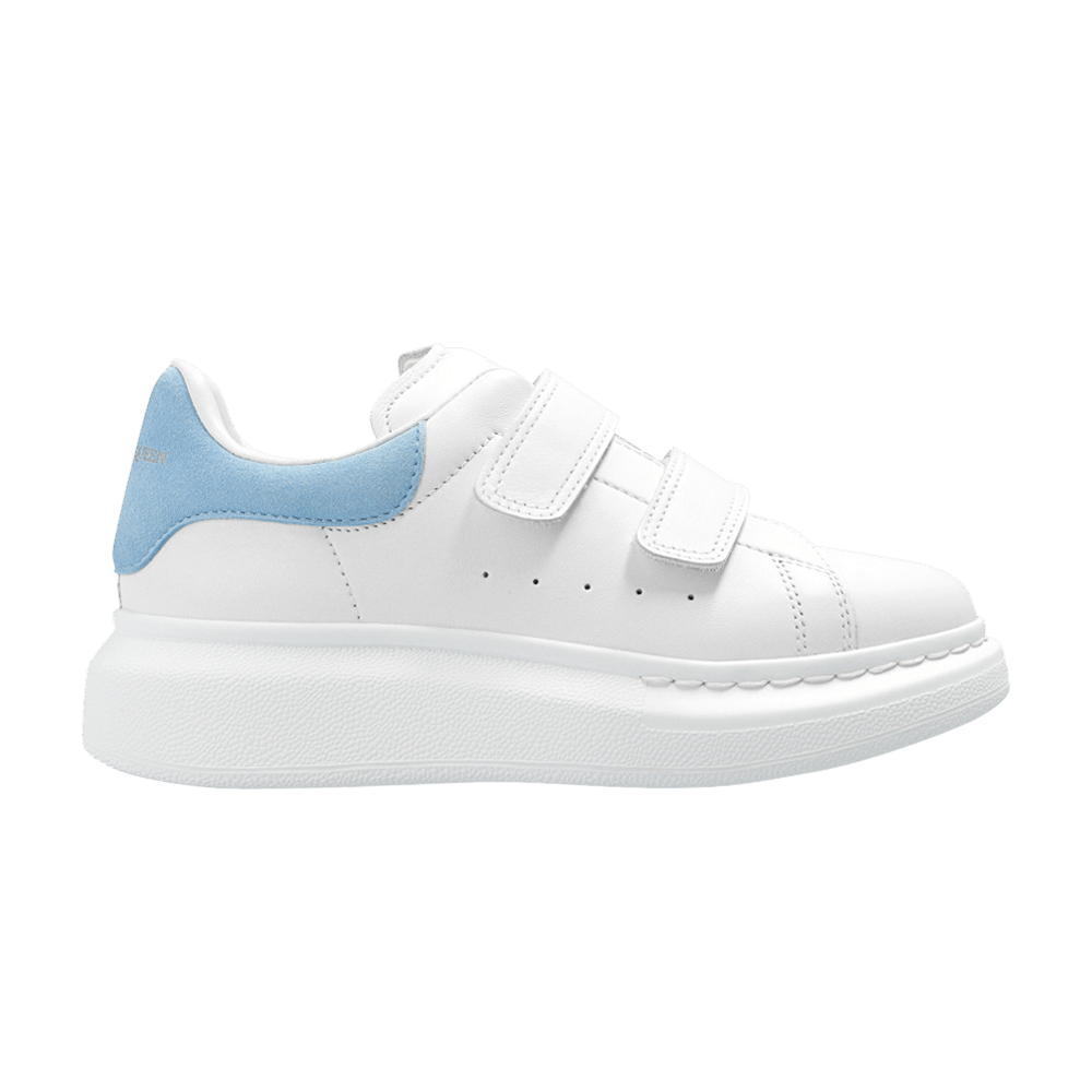 Alexander McQueen Oversized Grip-Strap Sneaker Kids 'White Powder Blue'