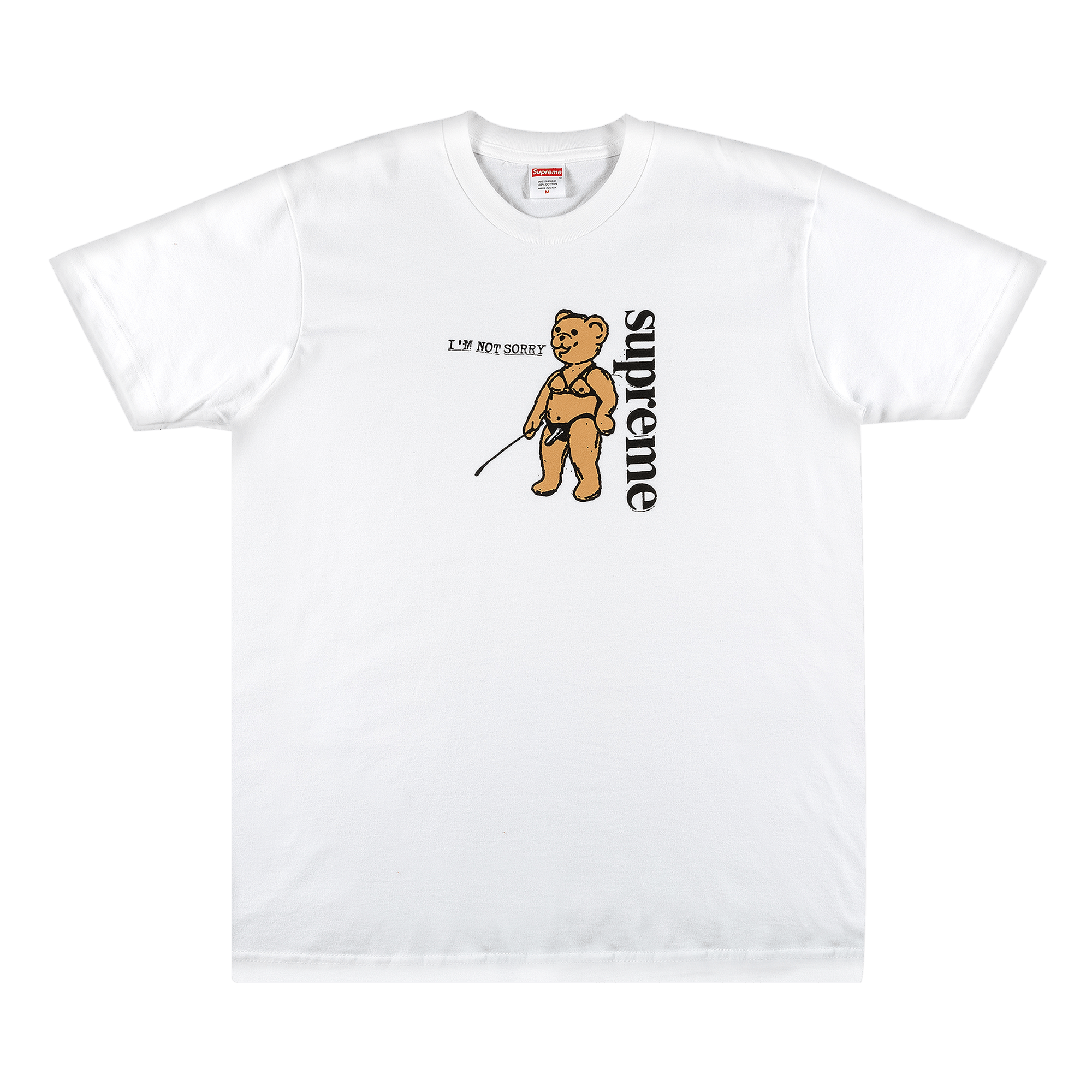Supreme Not Sorry Tee 'White'