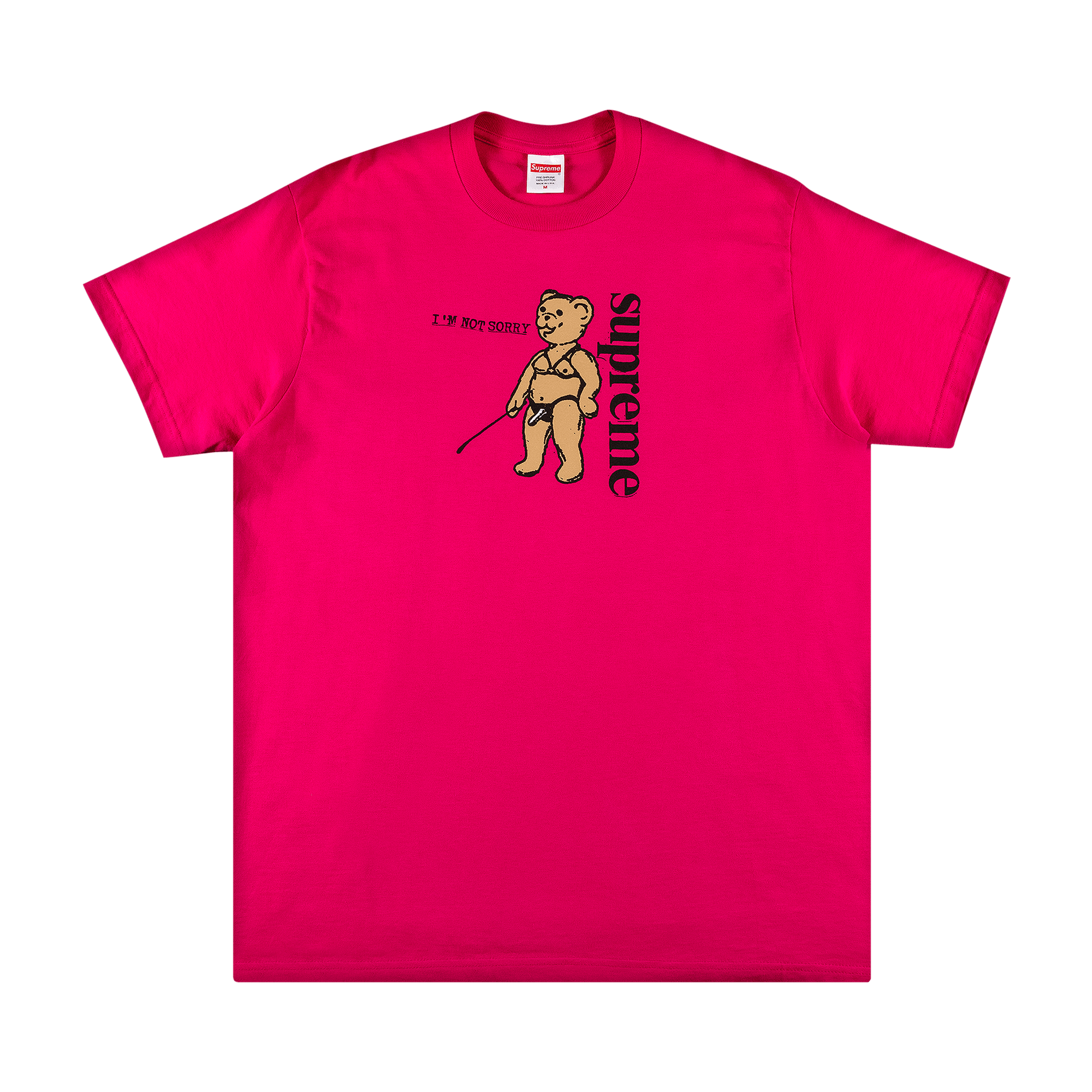 Supreme Not Sorry Tee 'Pink'