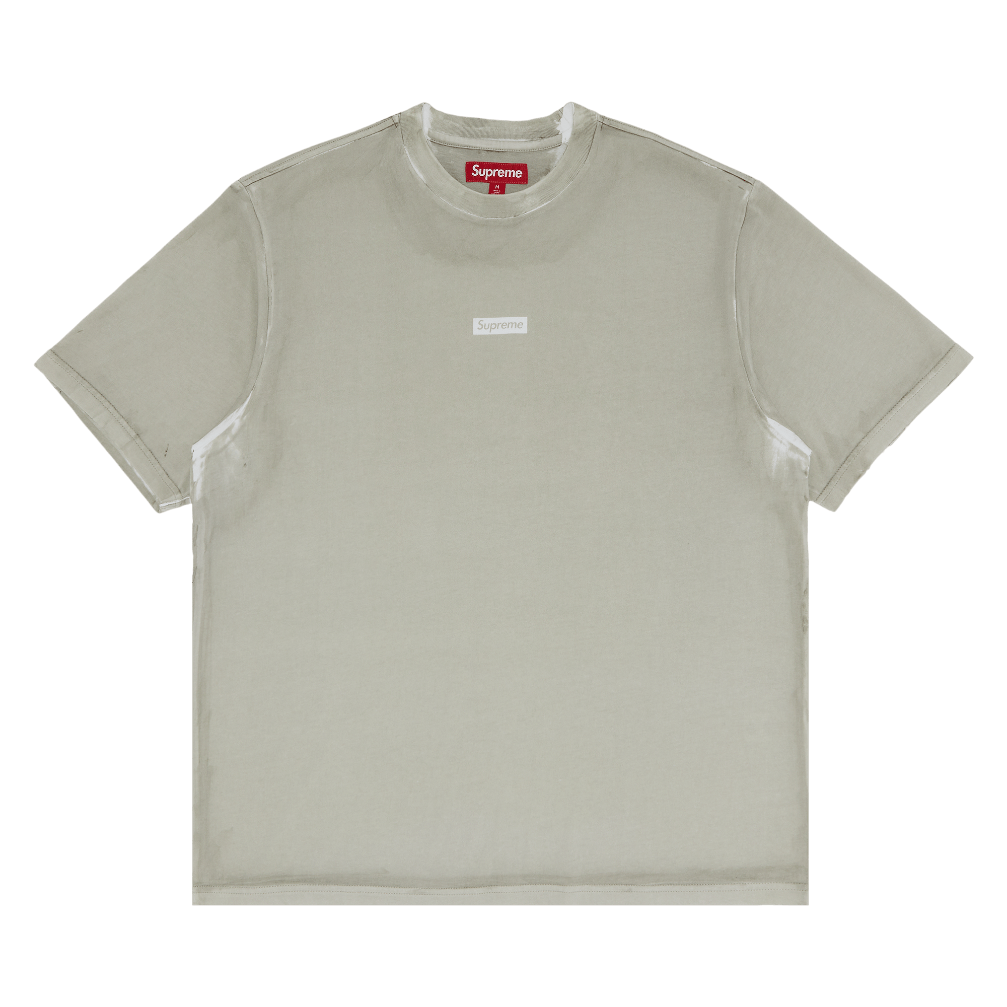 Supreme Overprint Small Box Short-Sleeve Top 'Grey'