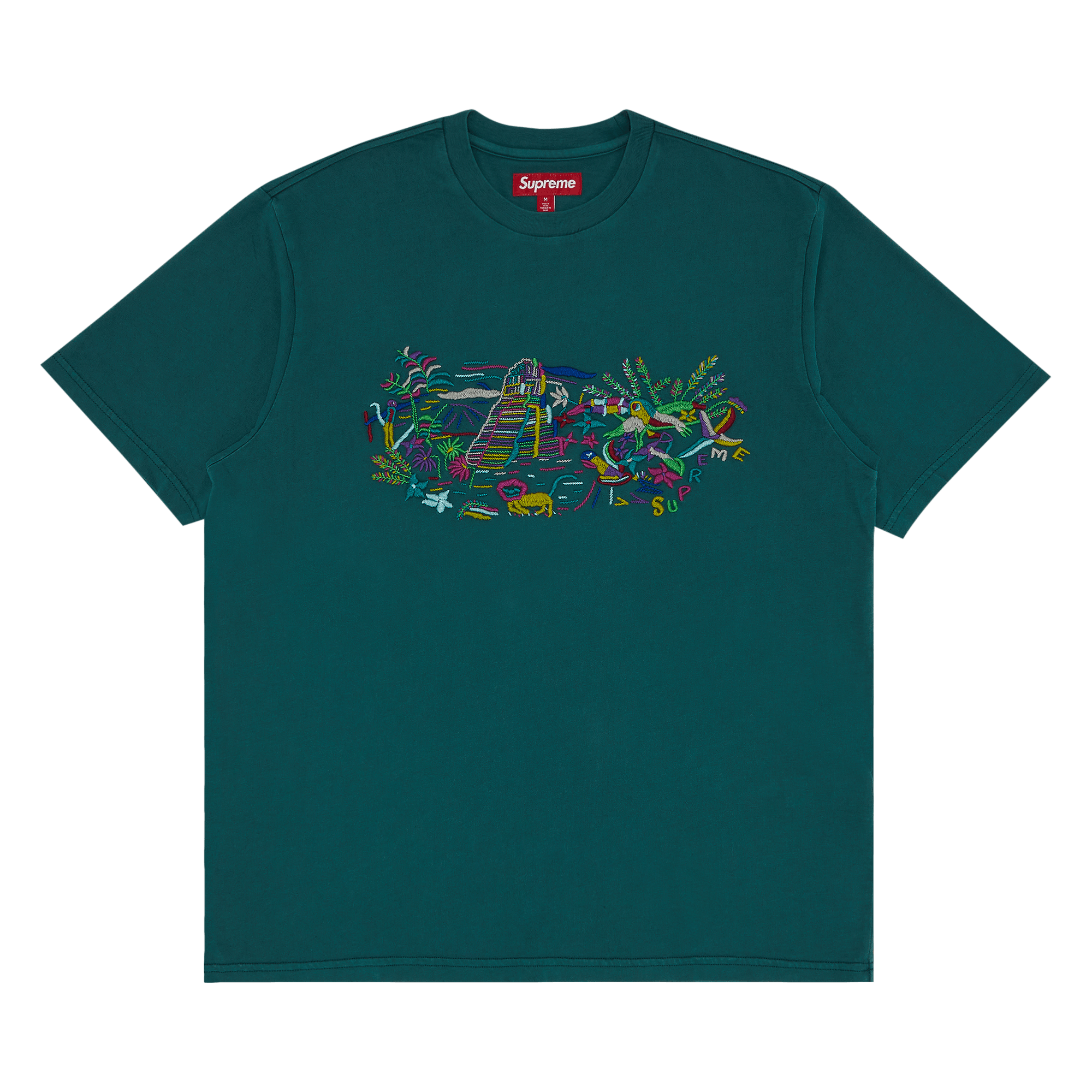 Supreme Machu Picchu Short-Sleeve Top 'Teal'