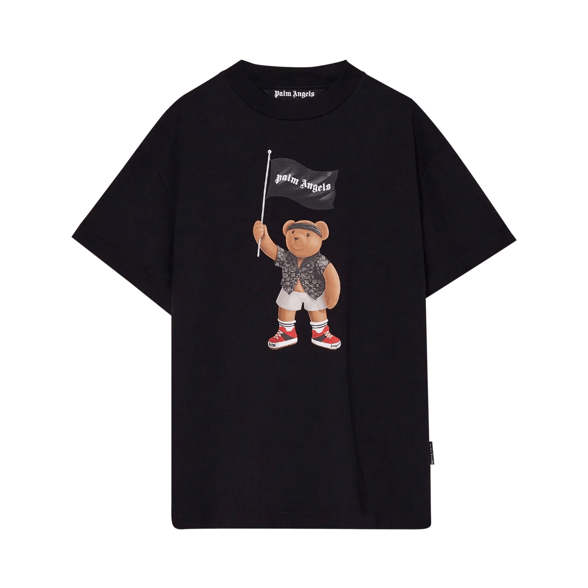 Palm Angels Pirate Teddy Bear Tee 'Black/White'