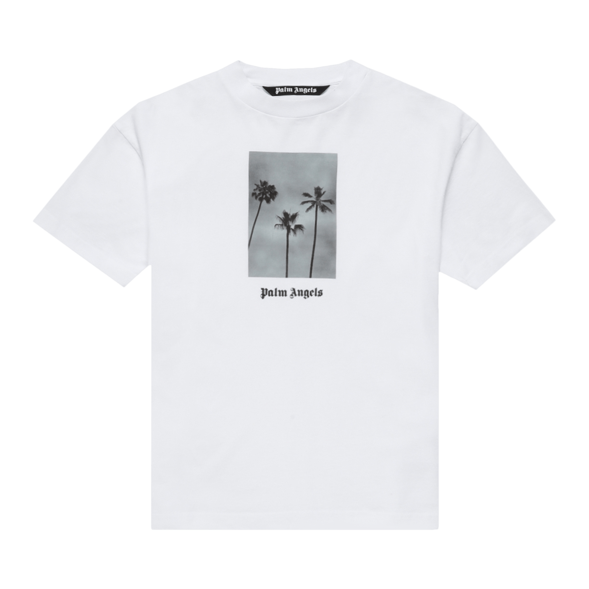 Palm Angels Boulevard Classic Tee 'White/Black'