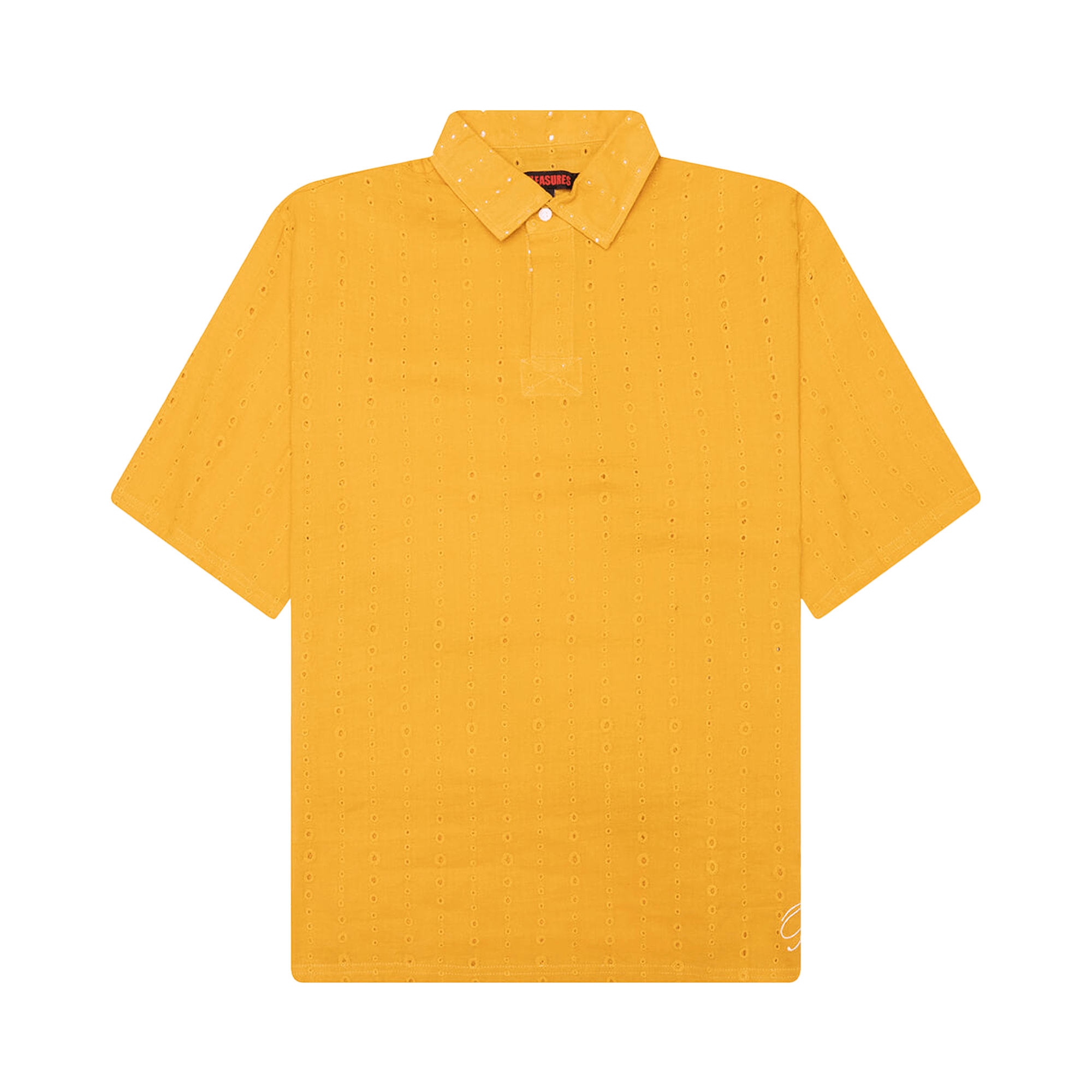 Pleasures Clarity Woven Polo 'Yellow'