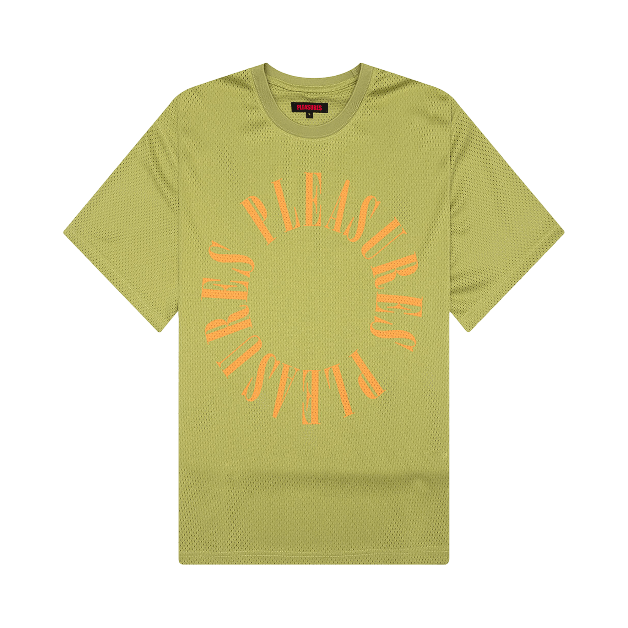 Pleasures Motive Mesh Shirt 'Olive'