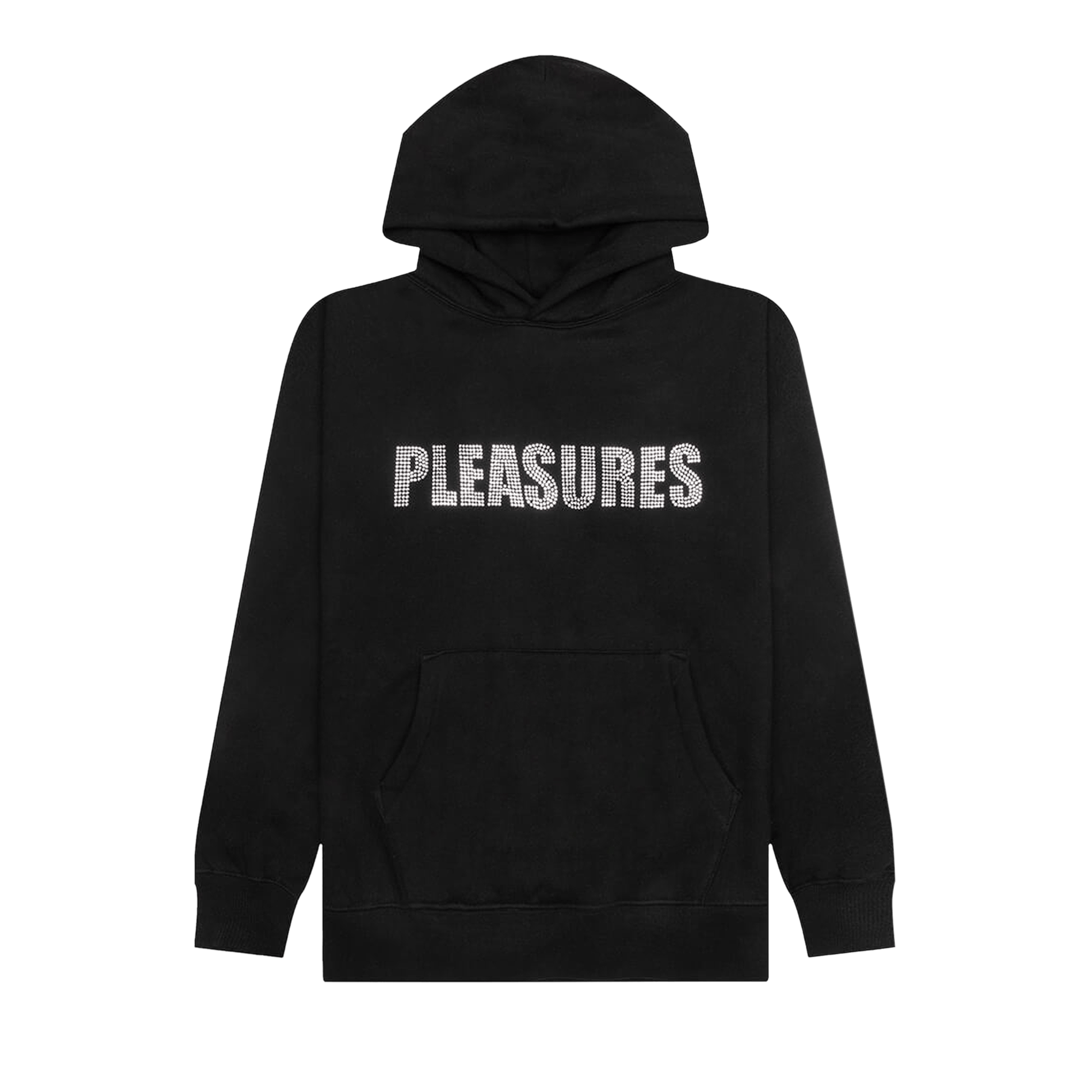 Pleasures Rhinestone Impact Hoodie 'Black'