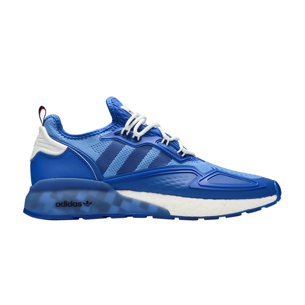 Buy Adidas Wmns ZX 2K Boost 'Grey Signal Cyan' - FY0606 | GOAT