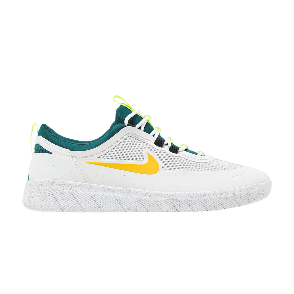 Nike Nyjah Free 2 SB 'White Geode Teal Gold'