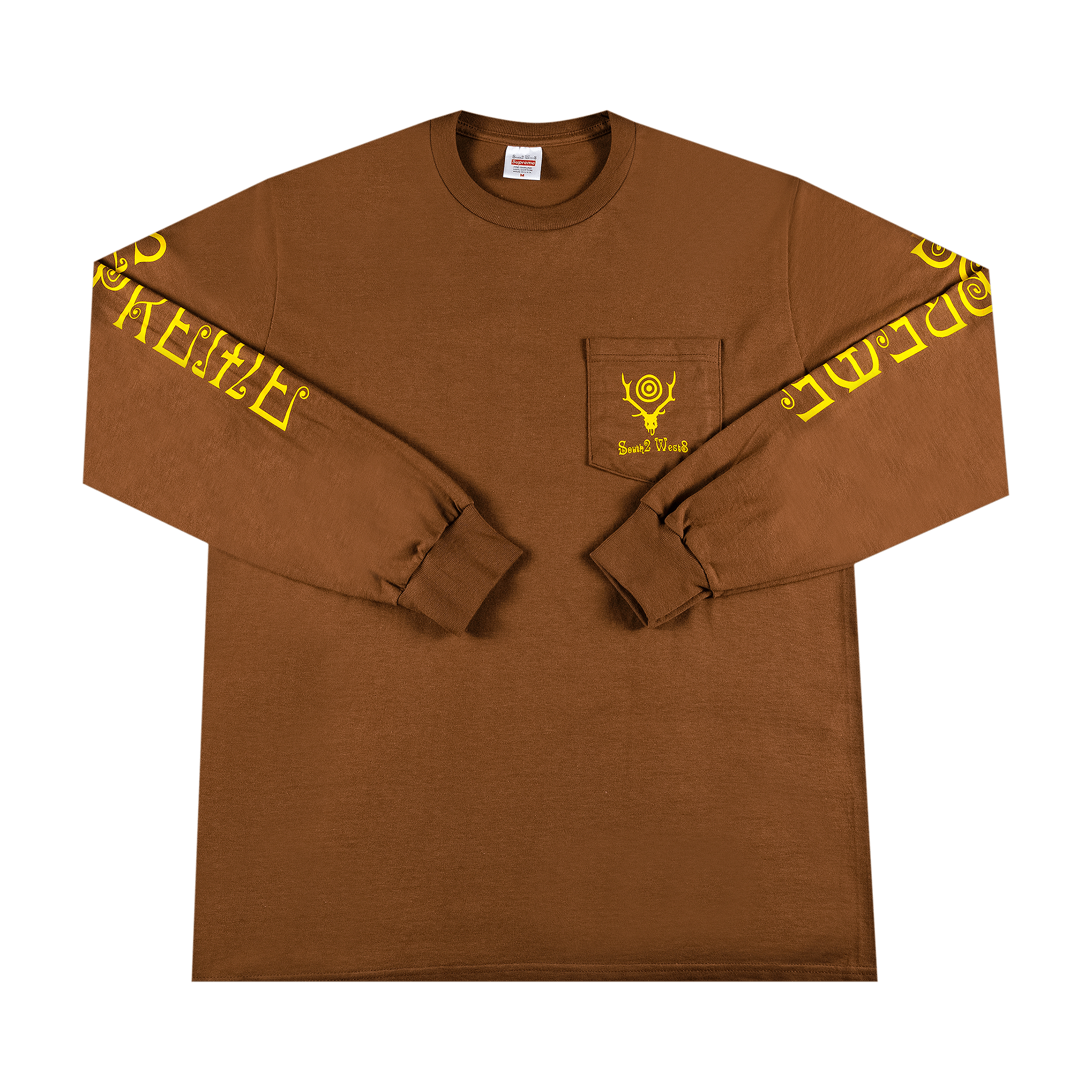 Supreme x SOUTH2 WEST8 Long-Sleeve Pocket Tee 'Brown'