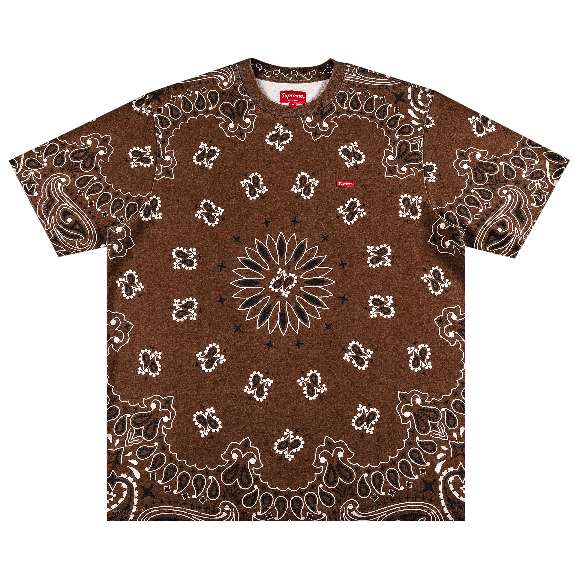 Supreme Small Box Tee 'Brown Bandana'