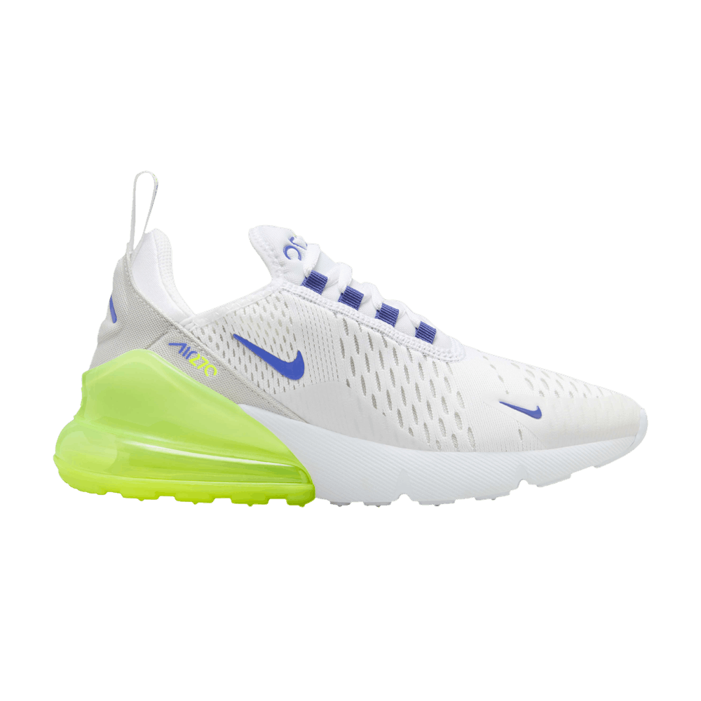 Nike Air Max 270 GS 'White Volt Blue'