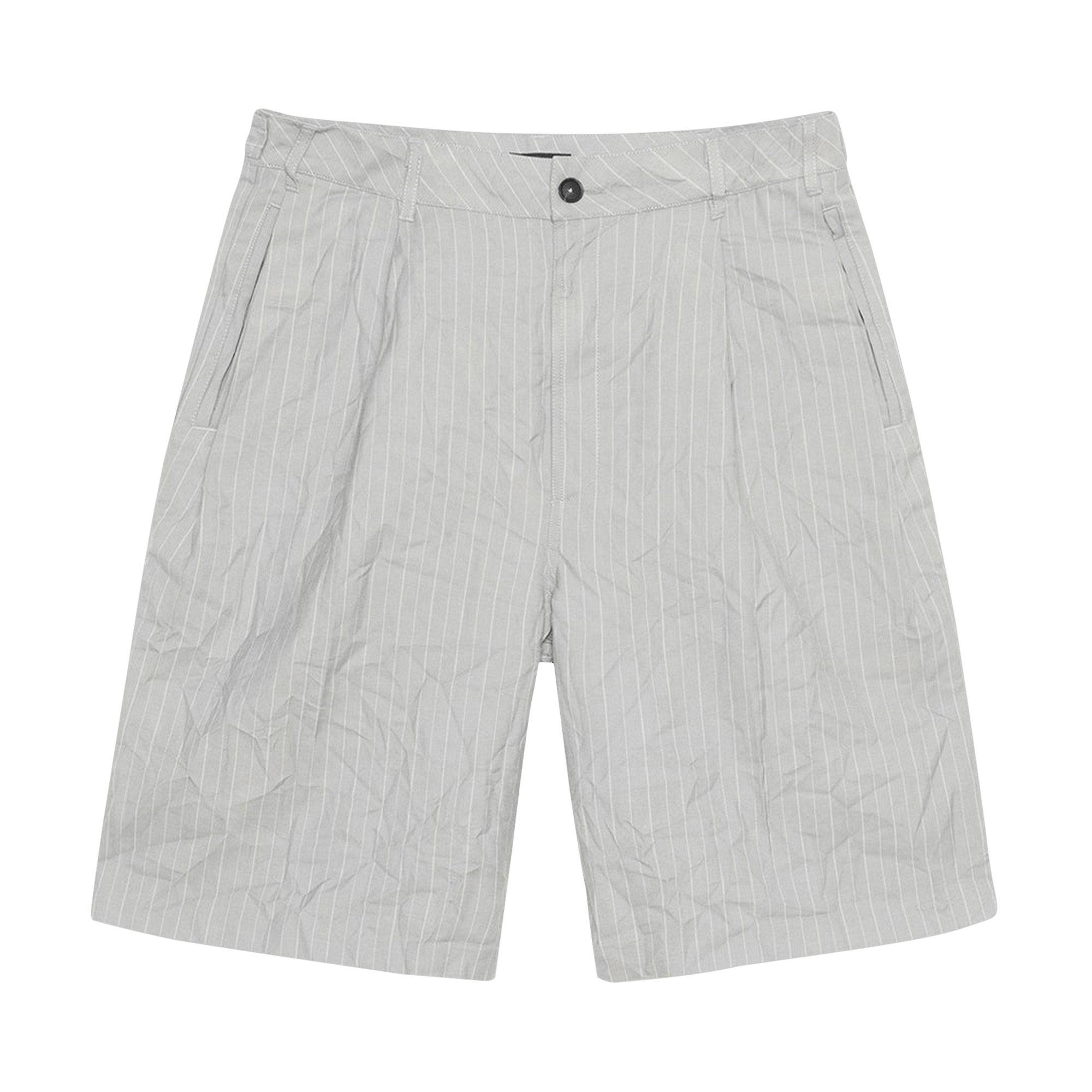 Stussy Wrinkled Stripe Volume Pleated Short 'Grey'