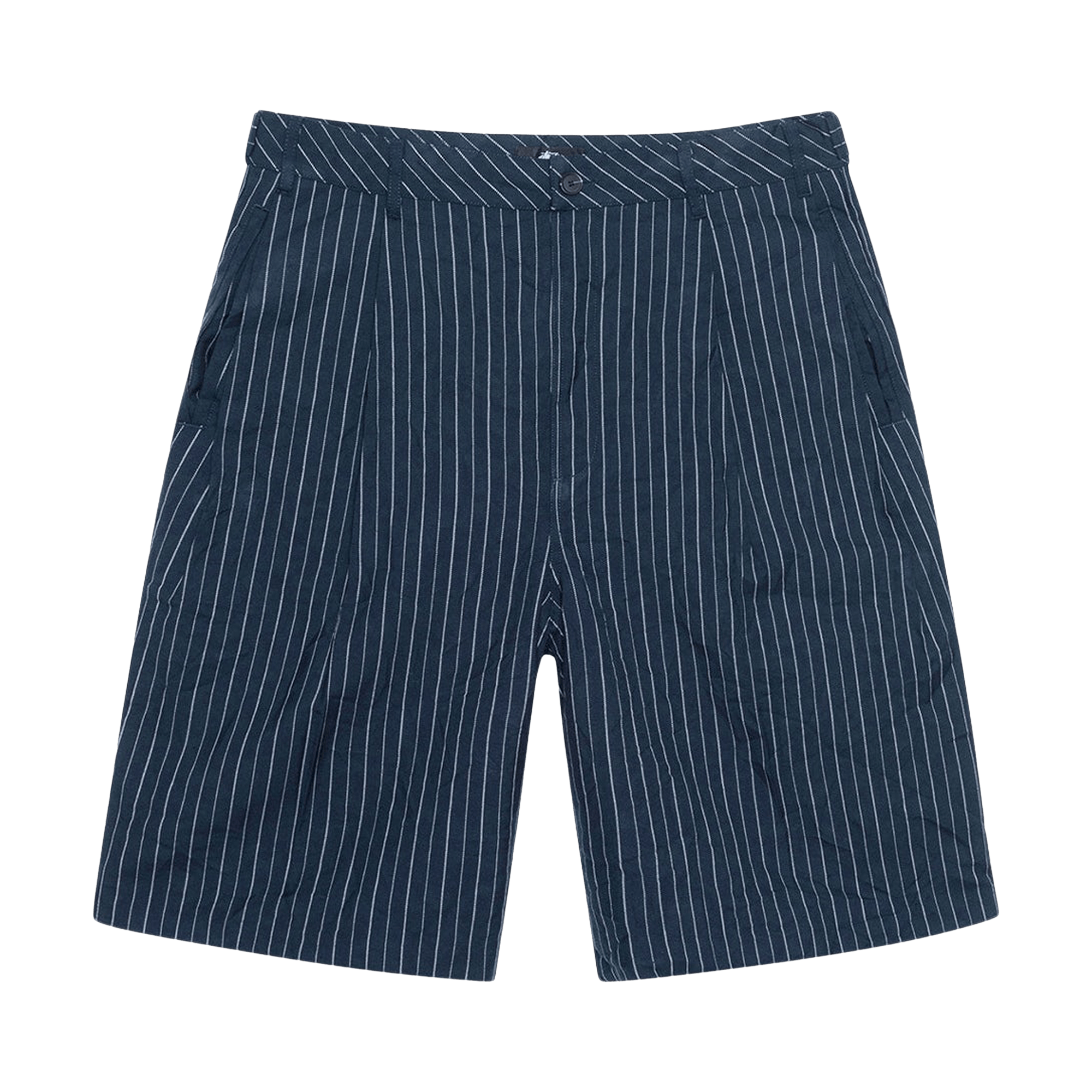 Stussy Wrinkled Stripe Volume Pleated Short 'Navy'