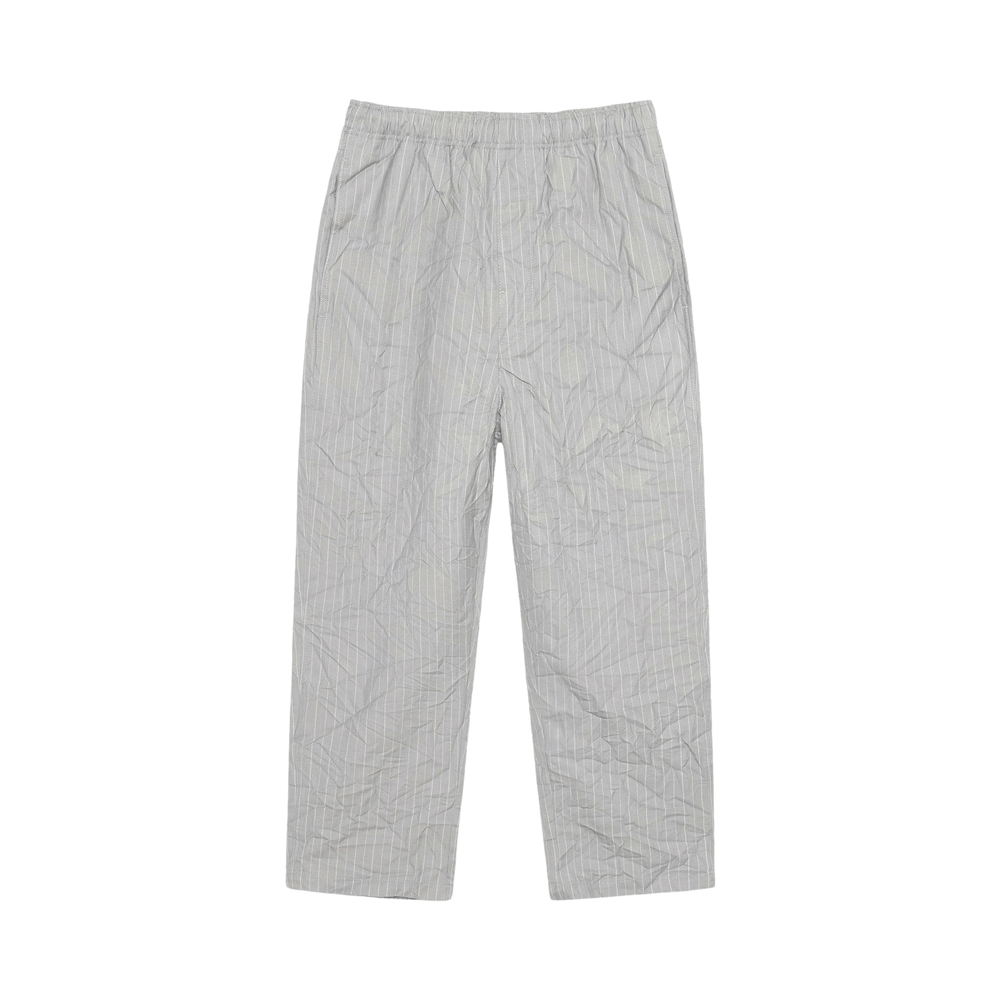 Stussy Wrinkled Stripe Beach Pant 'Grey'