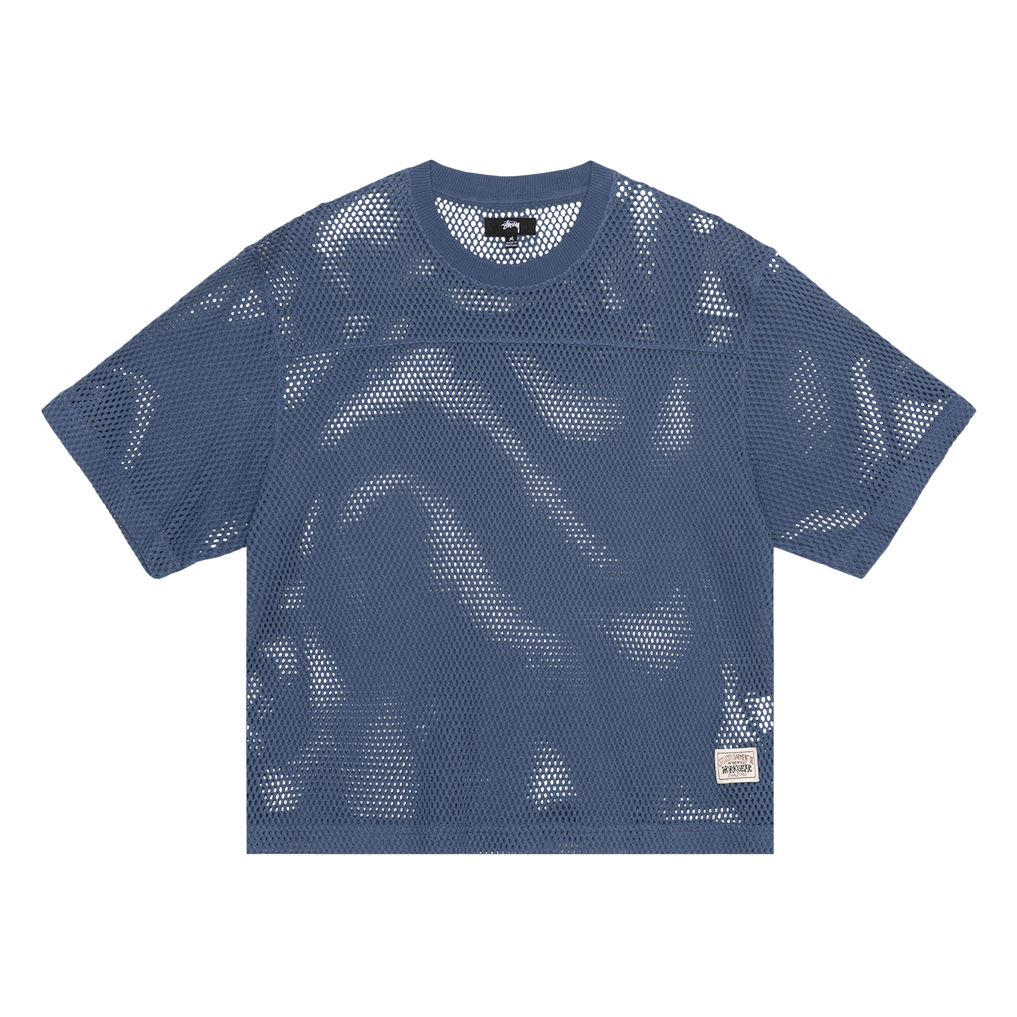 Stussy Mesh Jersey Crew 'Navy'