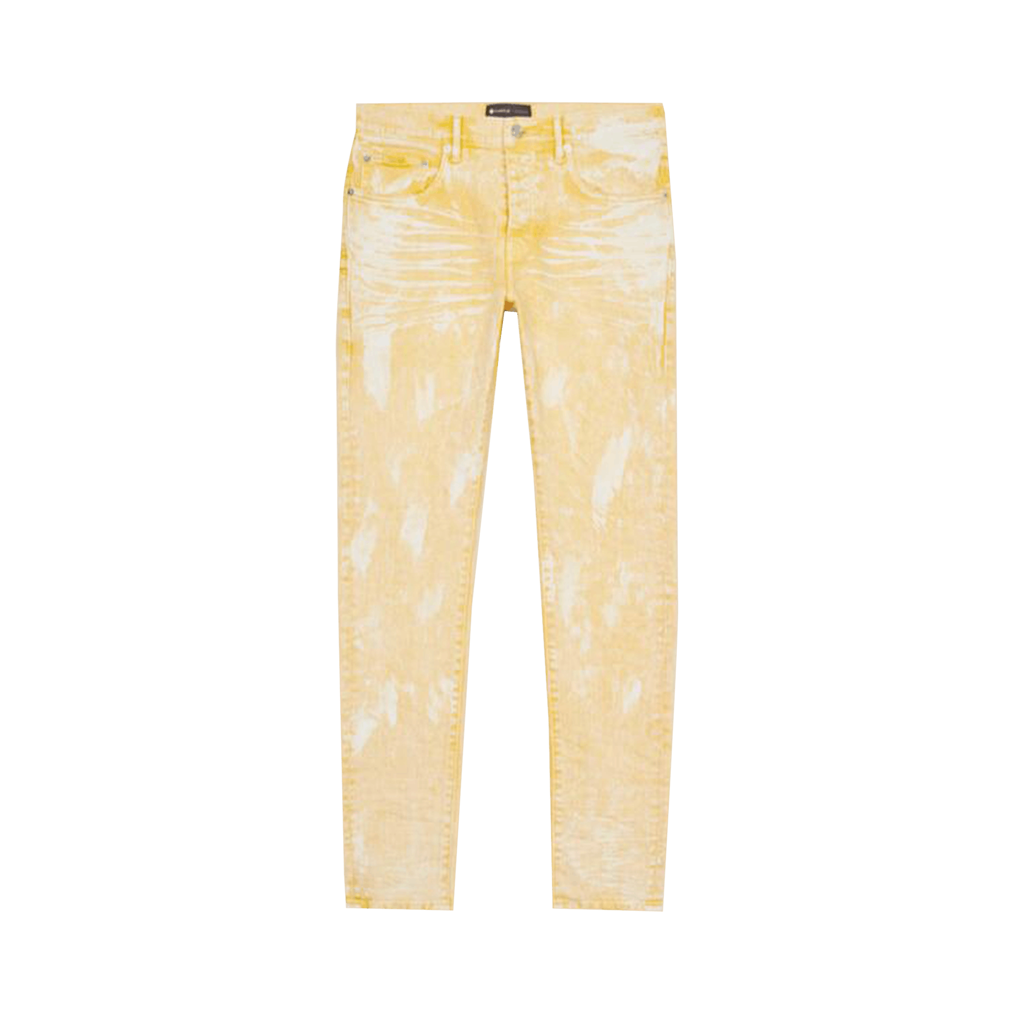 PURPLE BRAND Low Rise Skinny Jeans 'Bright Yellow/Hard Wax'