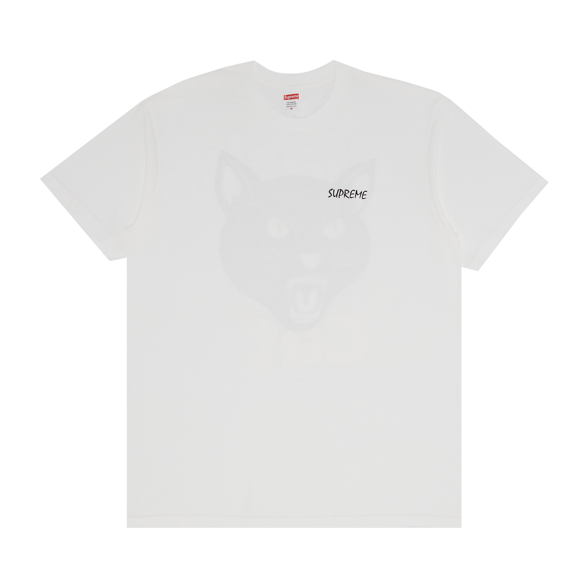 Supreme Black Cat Tee 'White'