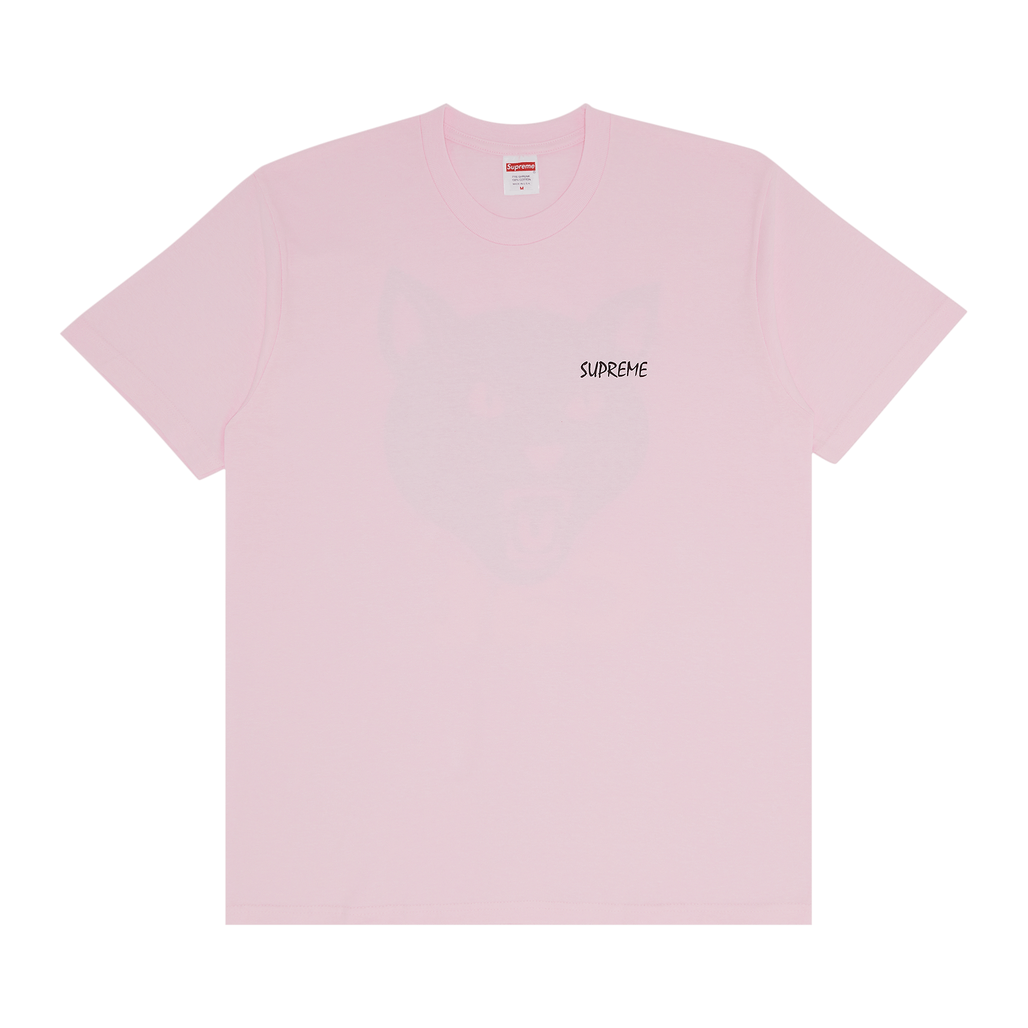 Supreme Black Cat Tee 'Light Pink'