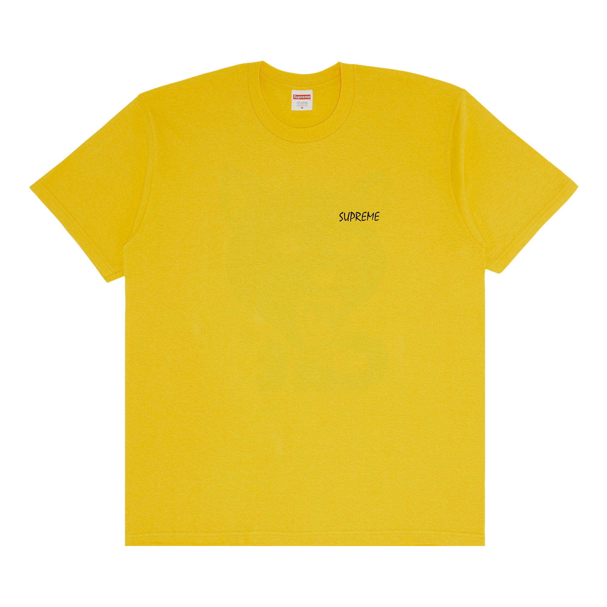 Supreme Black Cat Tee 'Yellow'