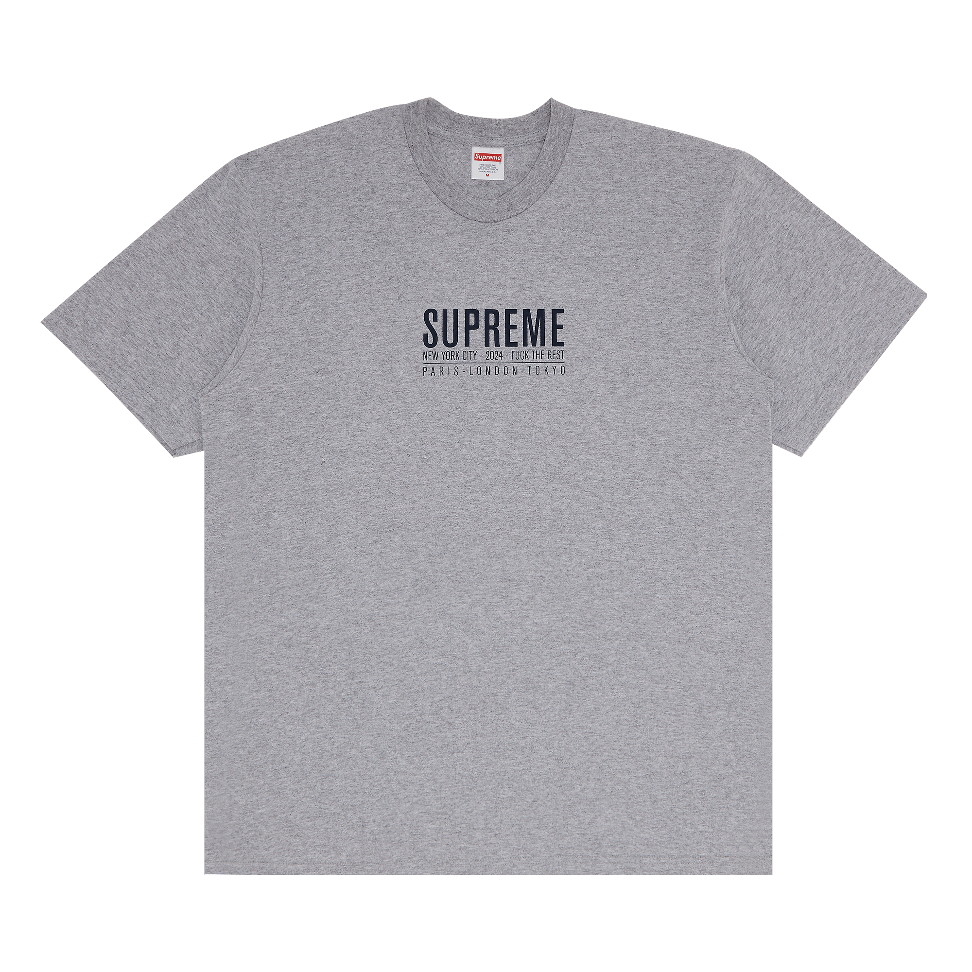Supreme Paris Tee 'Heather Grey'