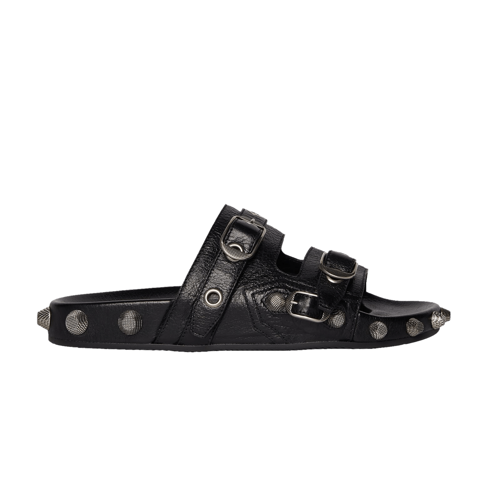 Balenciaga Cagole Sandal 'Black Palladium'
