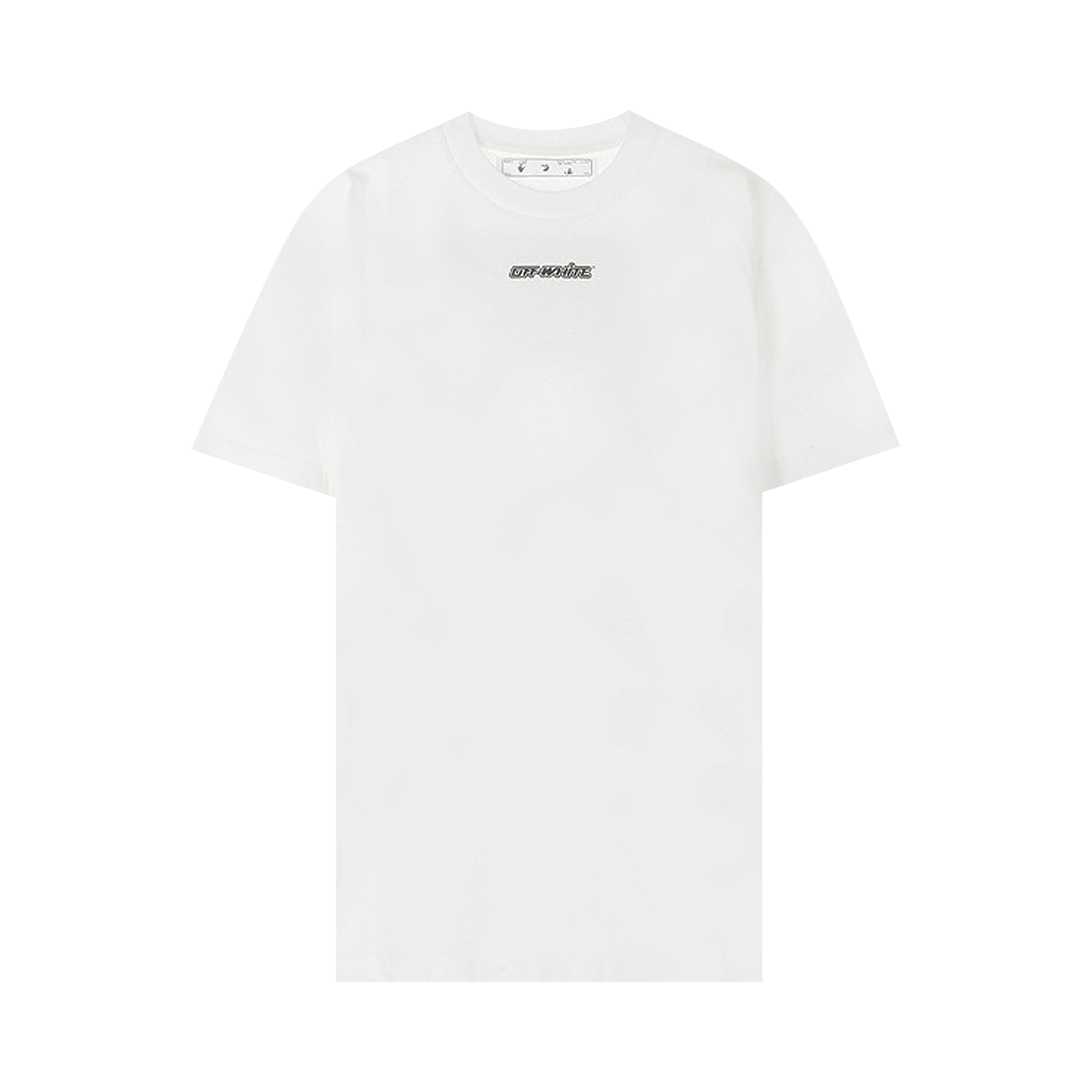 Off-White Marker Short-Sleeve Over Tee 'White/Blue'