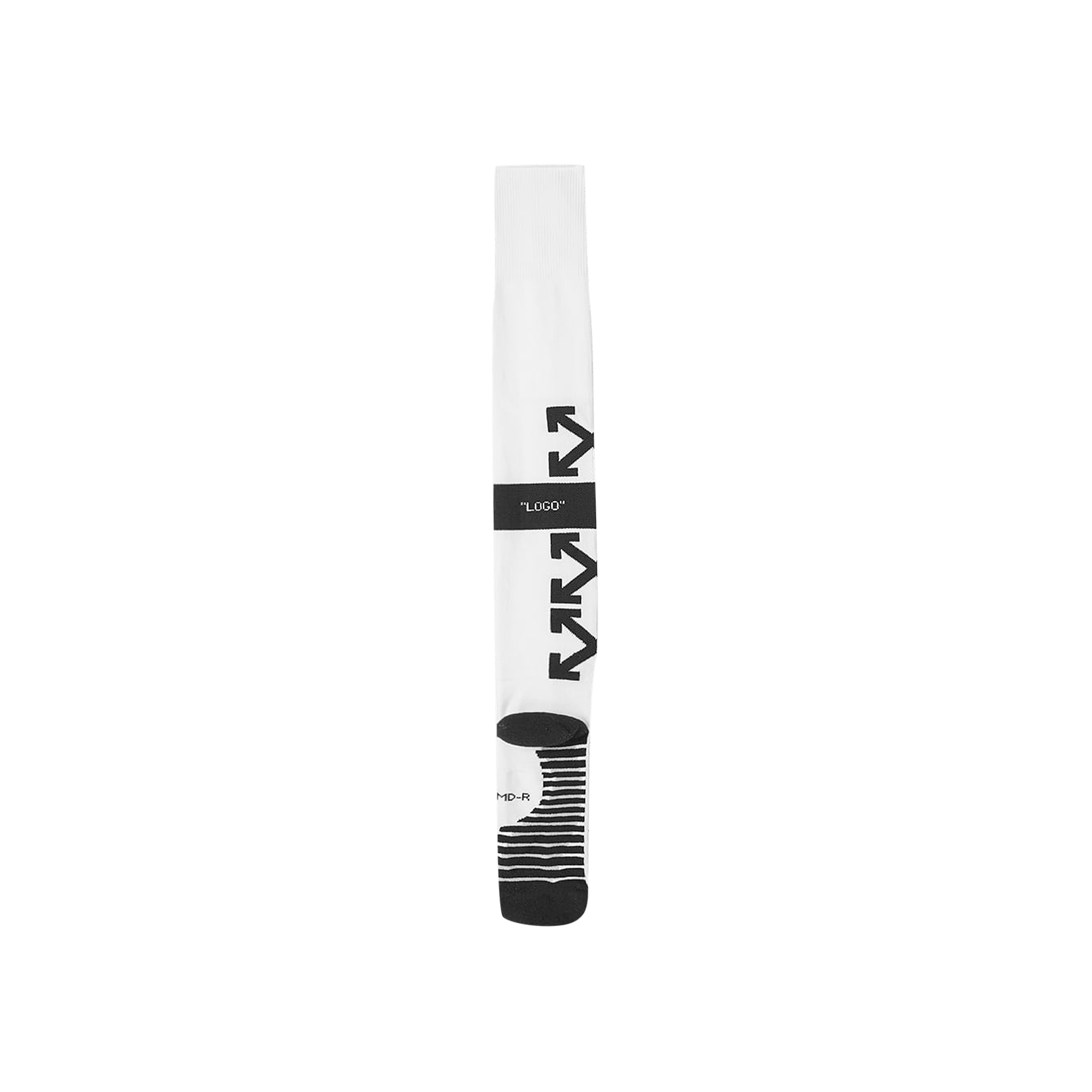 Off-White x Nikelab Mercurial NRG X Football Socks 'White/Black/White'