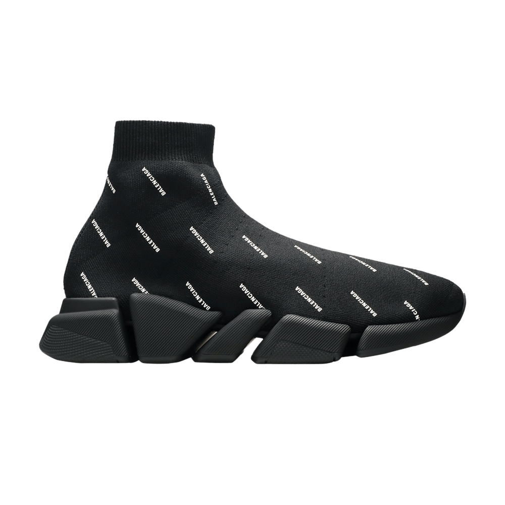 Balenciaga シャイニーspeed2.0 スニーカー 636833 W2AF3 1000 Buy Balenciaga Wmns Speed 2.0 Sneaker 'Shiny Black' - 636833