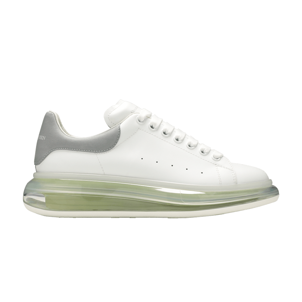Alexander McQueen Oversized Sneaker 'Transparent Sole - White Gunmetal'