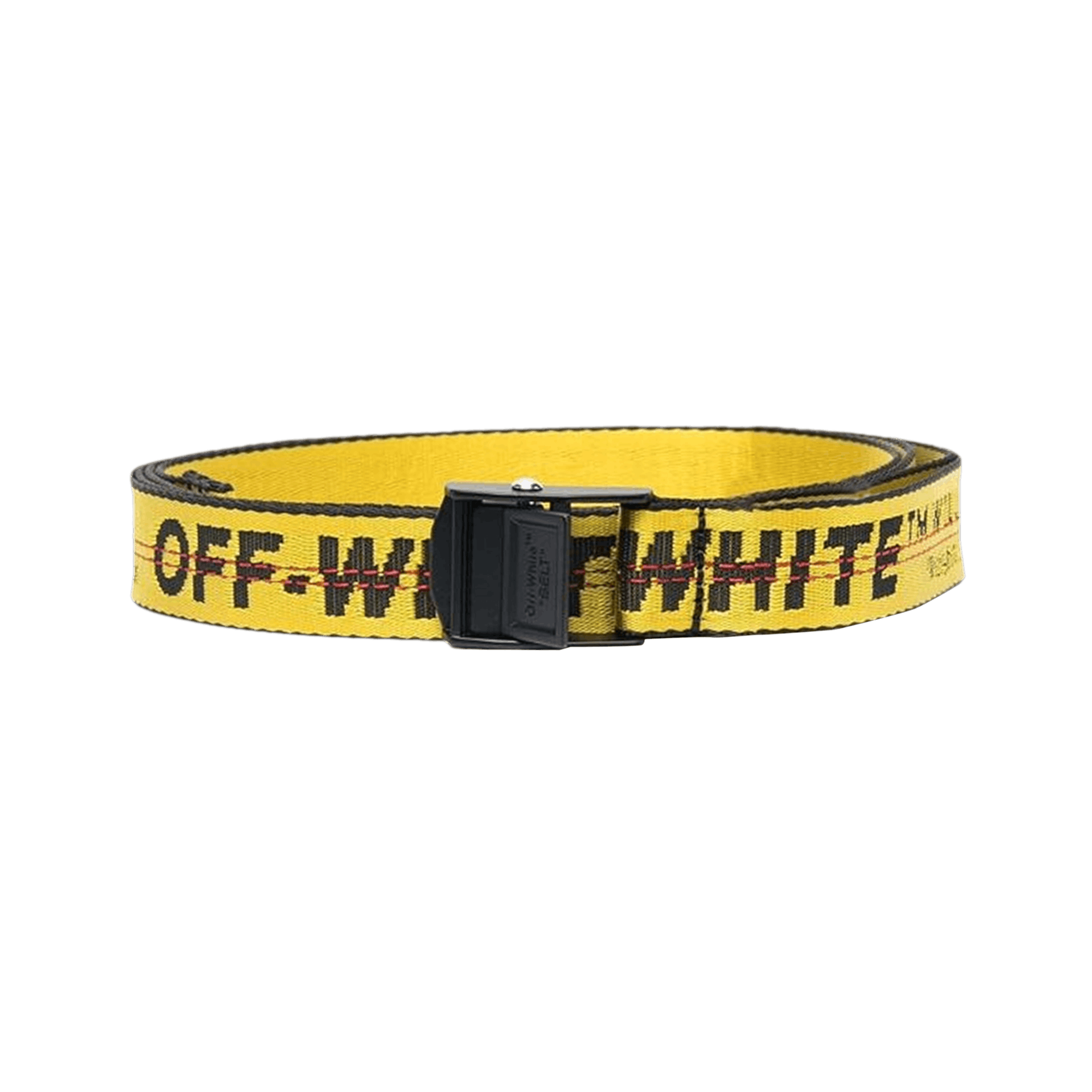 Off-White Industrial belt 'Yellow/Black'