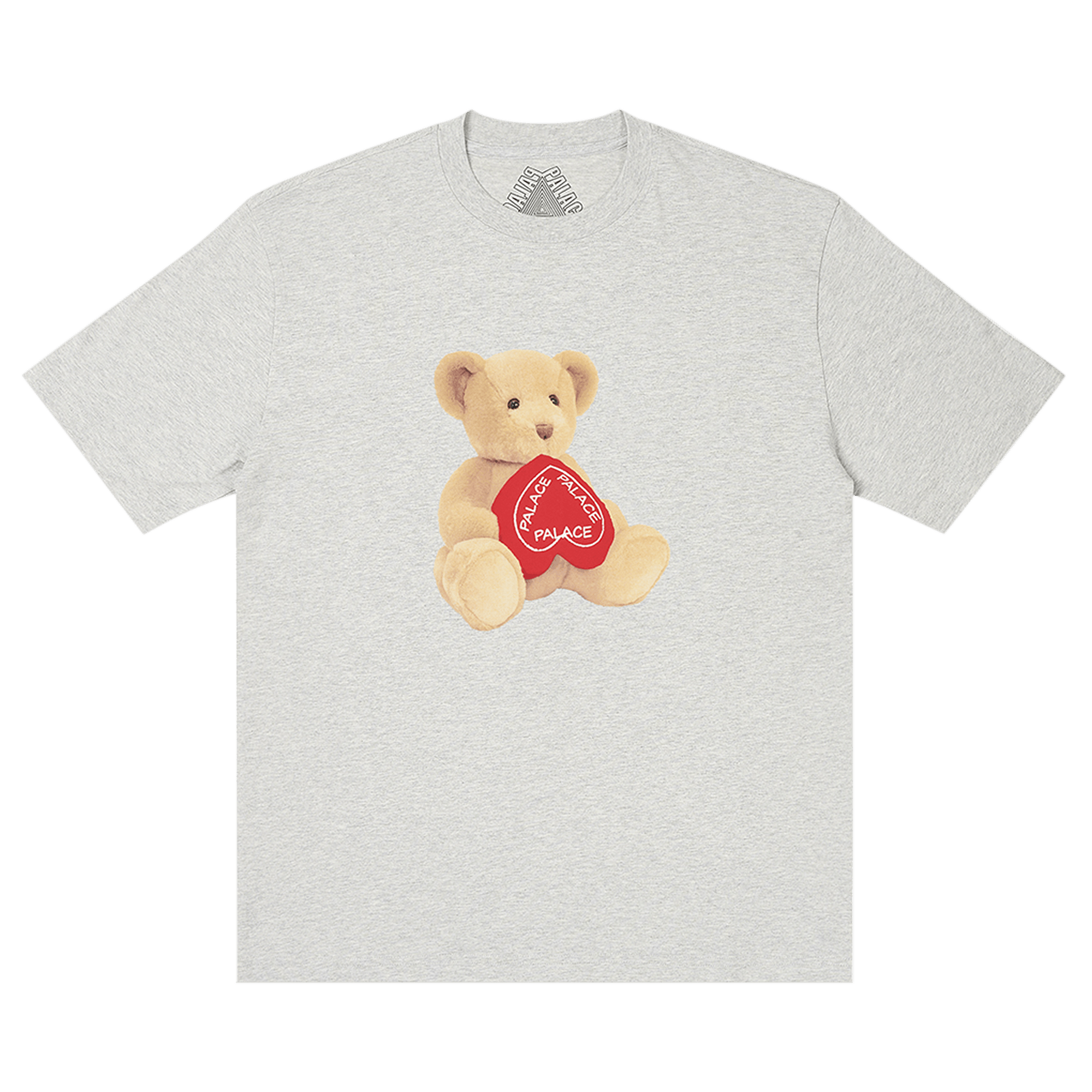 Palace Teddy T-Shirt 'Grey Marl'