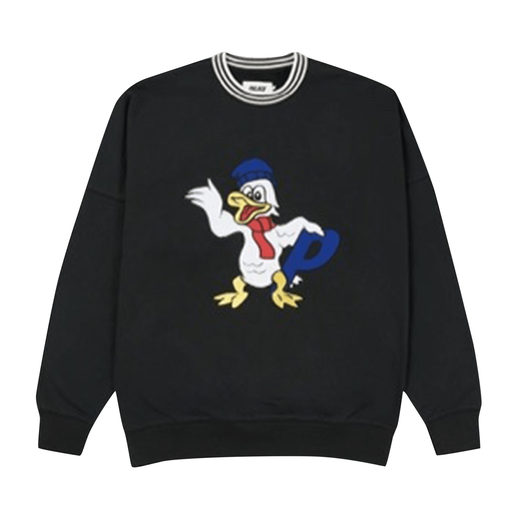 Palace Chilly Duck Out Drop Shoulder Crew 'Black'