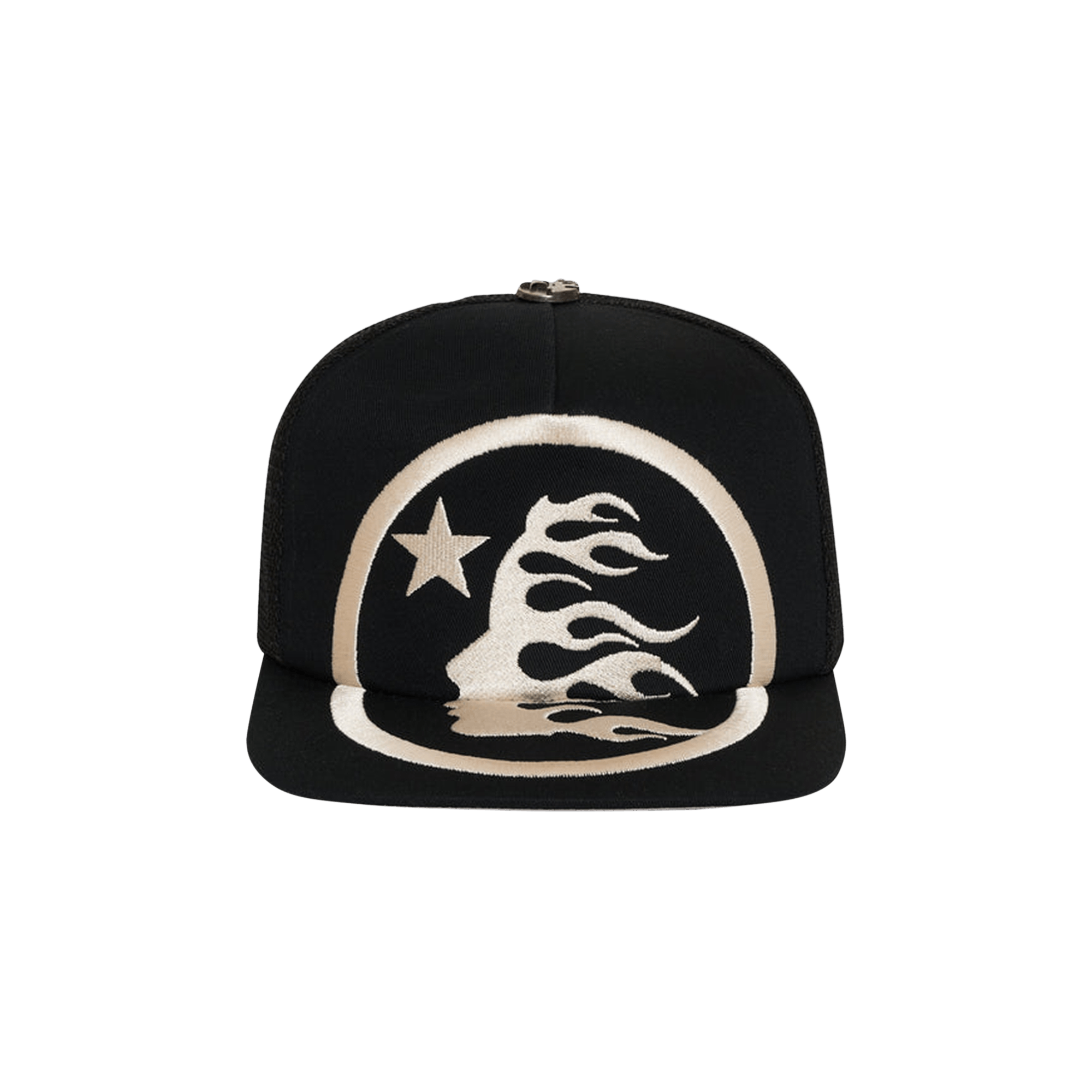 Hellstar Big Logo Trucker Snapback Hat 'Black'