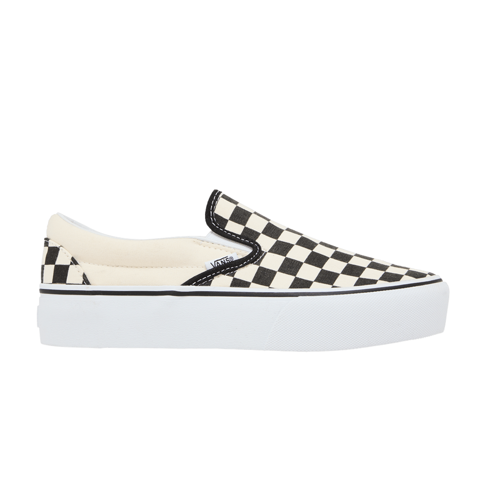 Vans Classic Slip-On Platform 'Checker - Black White'