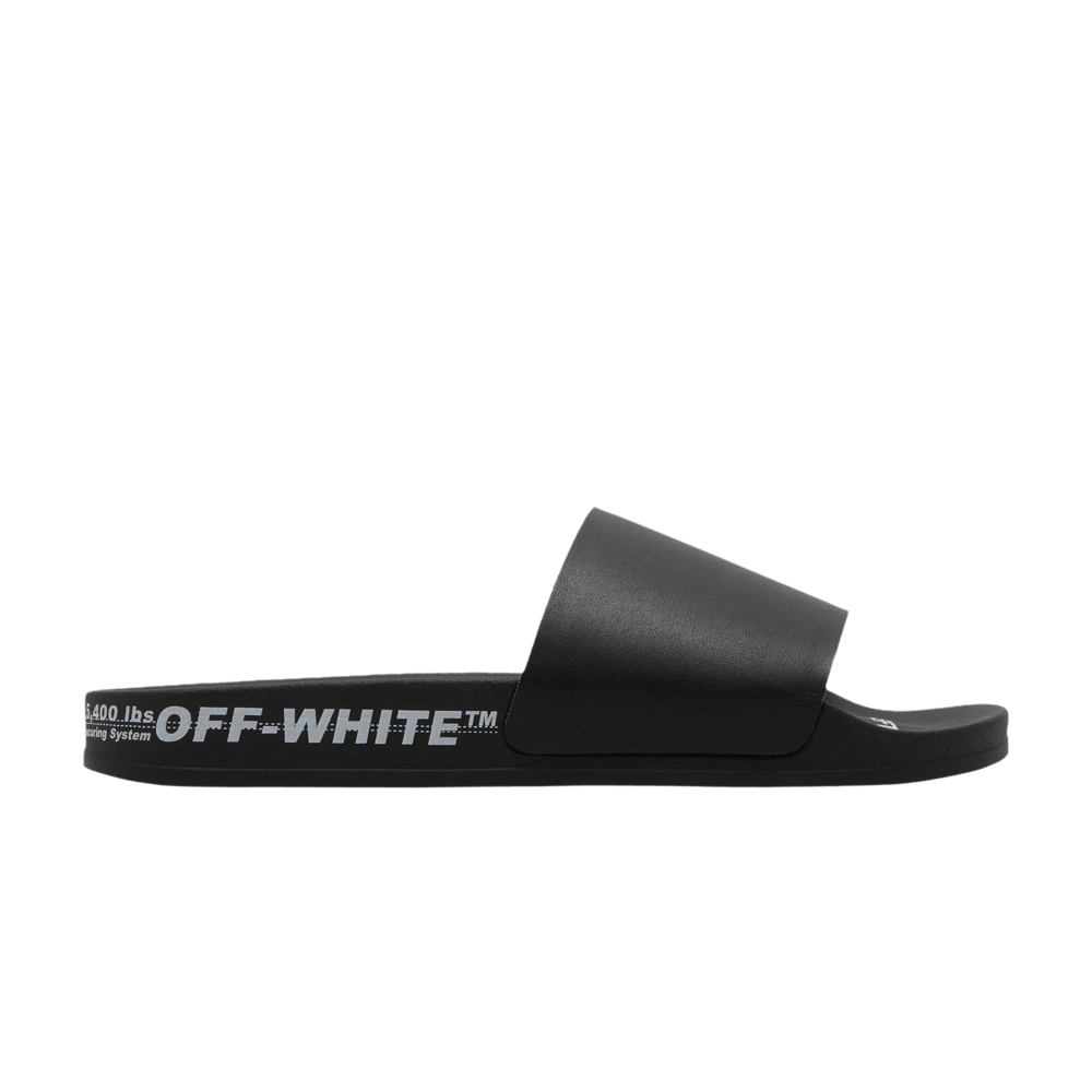 Off-White Industrial Belt Sliders 'Black'